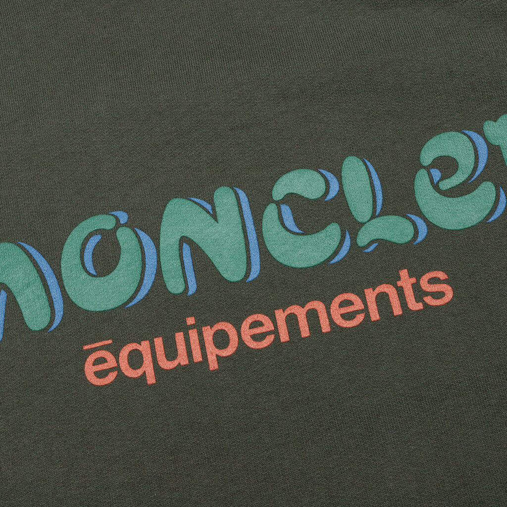 Moncler Genius x Salehe Bembury Logo Hoodie - Olive - MONCLER