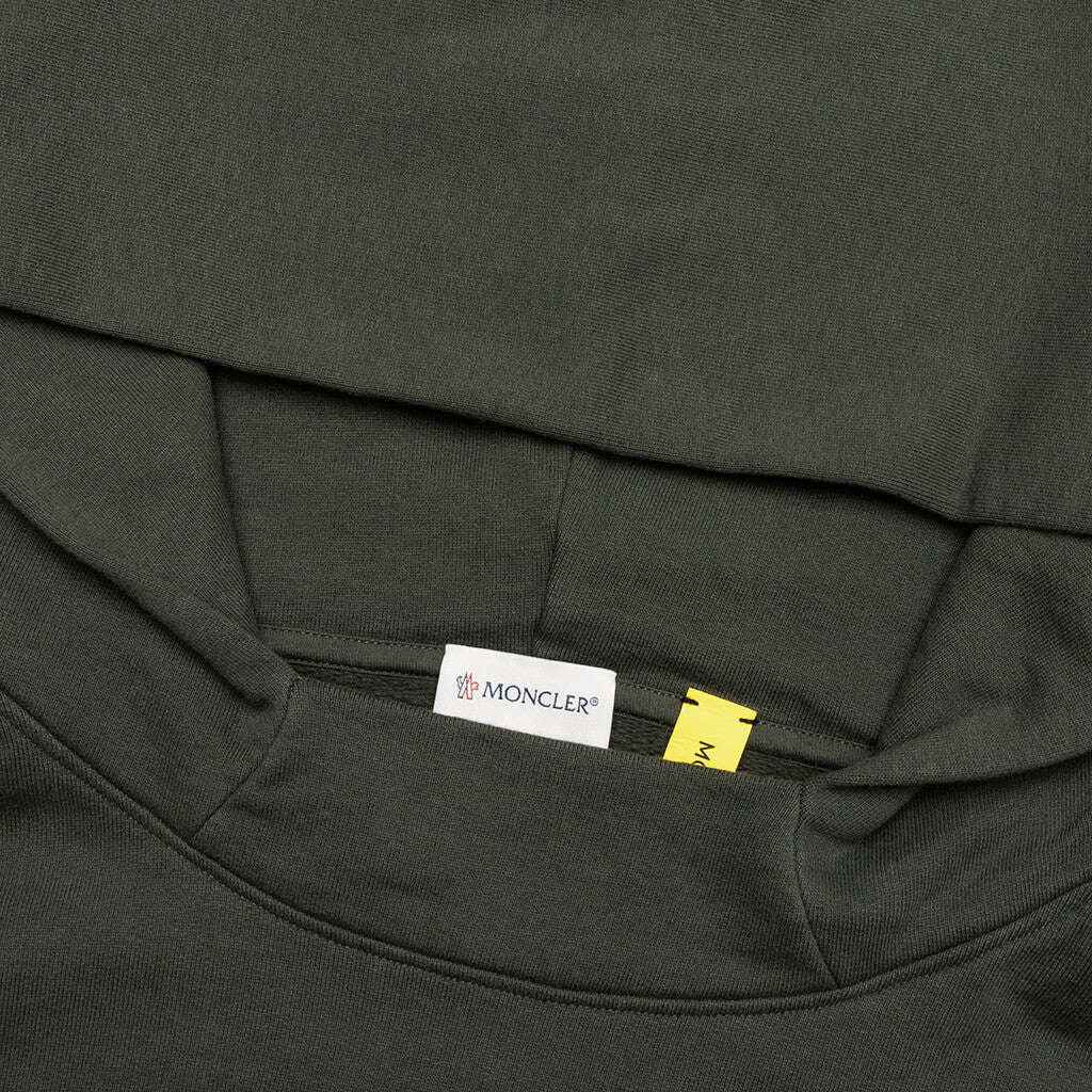 Moncler Genius x Salehe Bembury Logo Hoodie - Olive - MONCLER