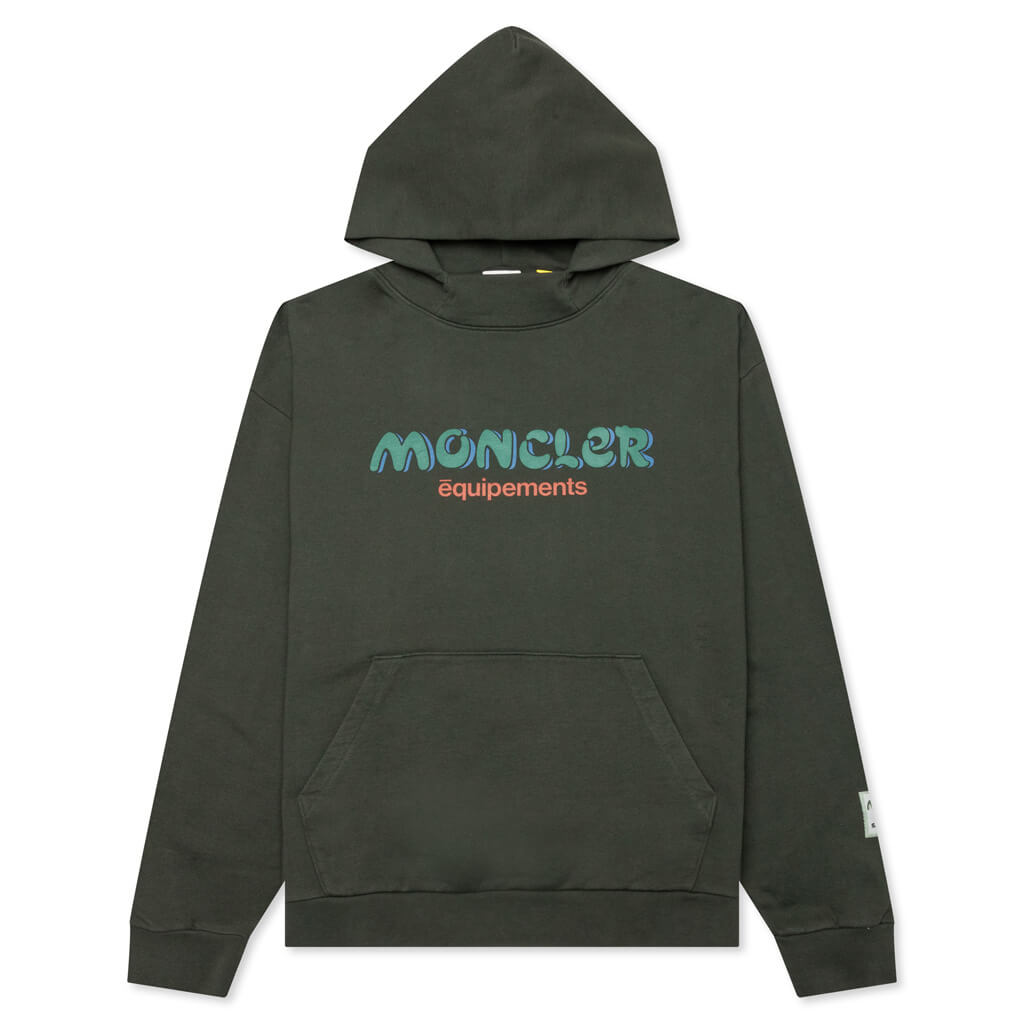 Moncler Genius x Salehe Bembury Logo Hoodie - Olive - MONCLER