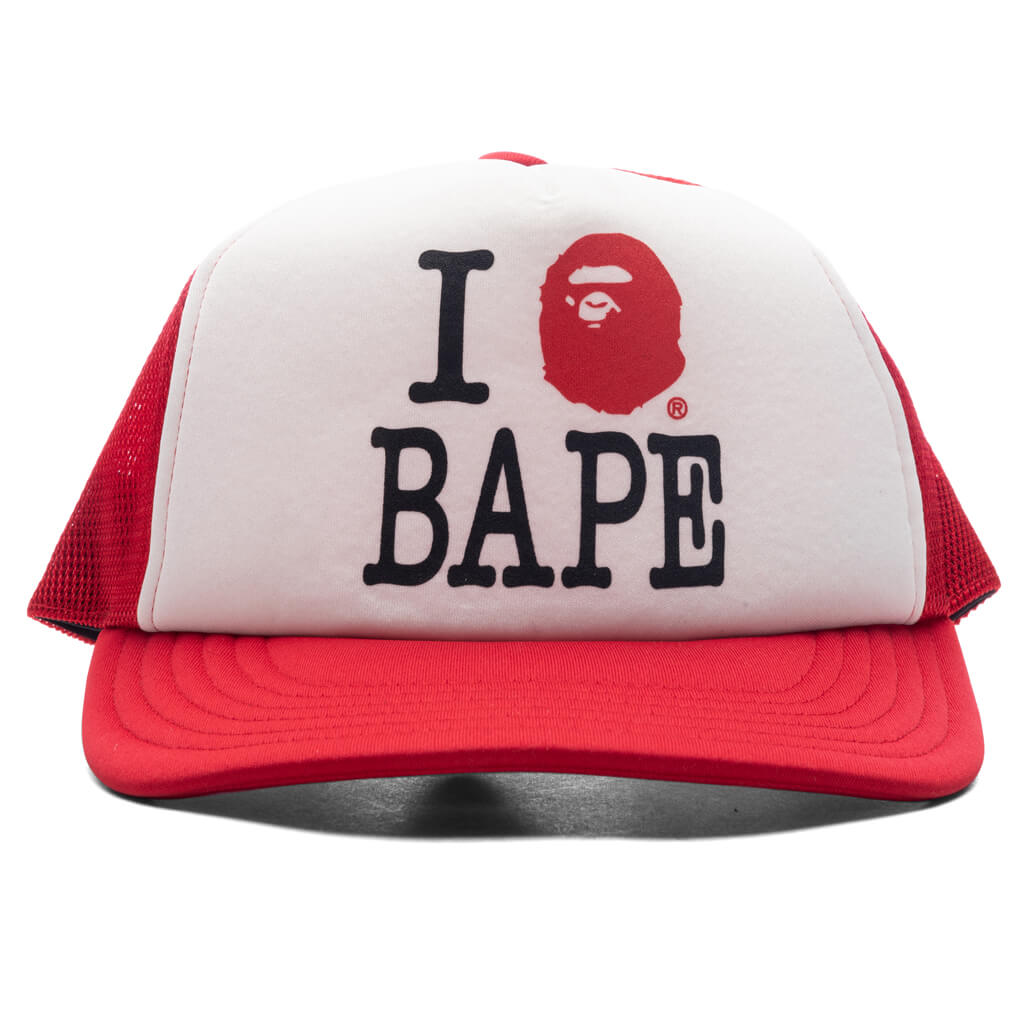 I Love Bape Mesh Cap A bathing ape оригінал – Купити в Україні – боковий вид