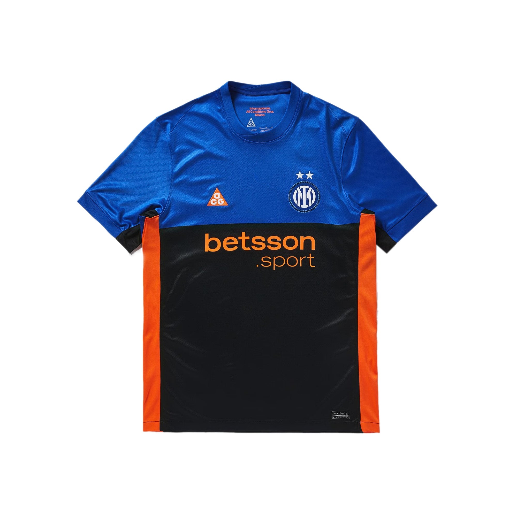 Оригінальна X Inter Milan Acg Dri Fit Adv Soccer Authentic Jersey Nike – боковий вид