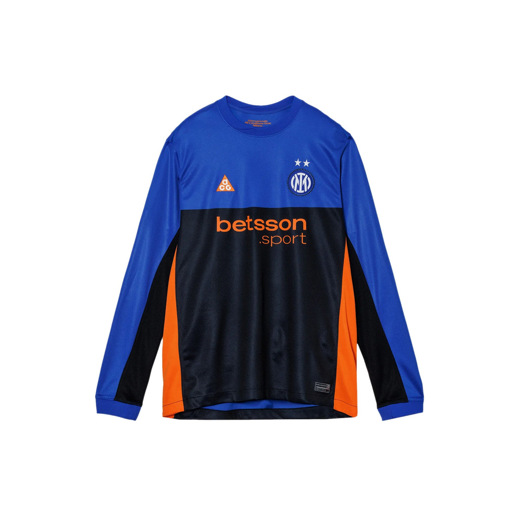 X Inter Milan Acg Dri Fit Soccer Ls Replica Jersey Nike оригінал – Купити в Україні – боковий вид