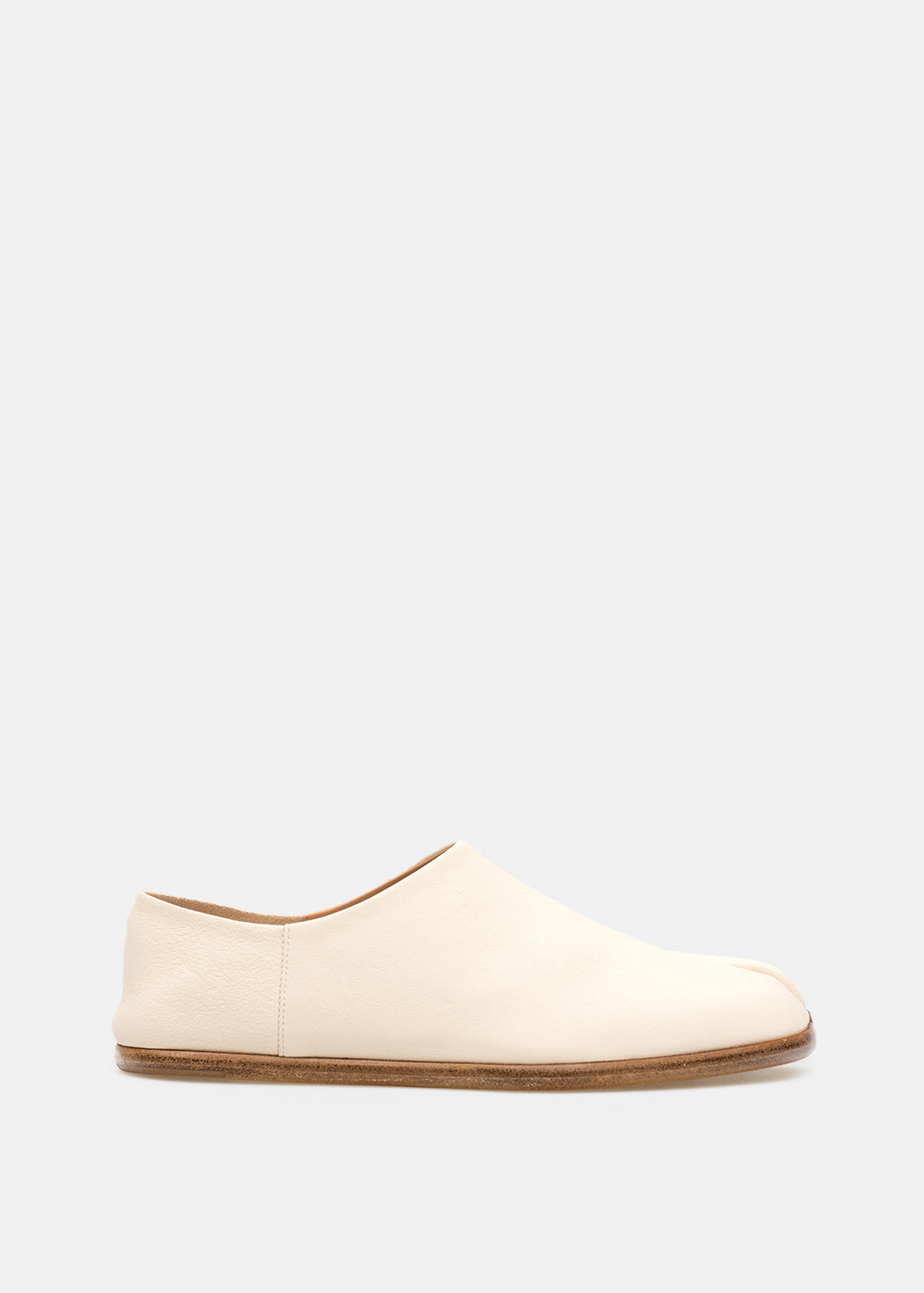 Оригінальна White Tabi Babouche Loafers Maison margiela – боковий вид