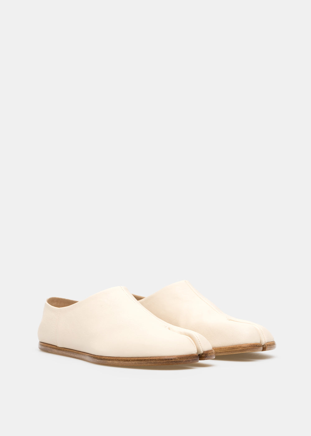 Оригінальна White Tabi Babouche Loafers Maison margiela – детальний вид