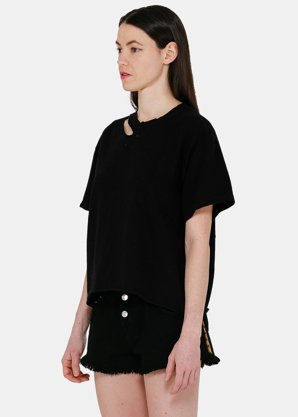 Black Slash T-Shirt Amiri – Гарантія оригінальності – детальний вид