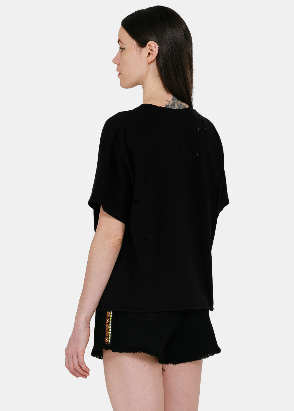 Black Slash T-Shirt Amiri – Гарантія оригінальності – вид ззаду