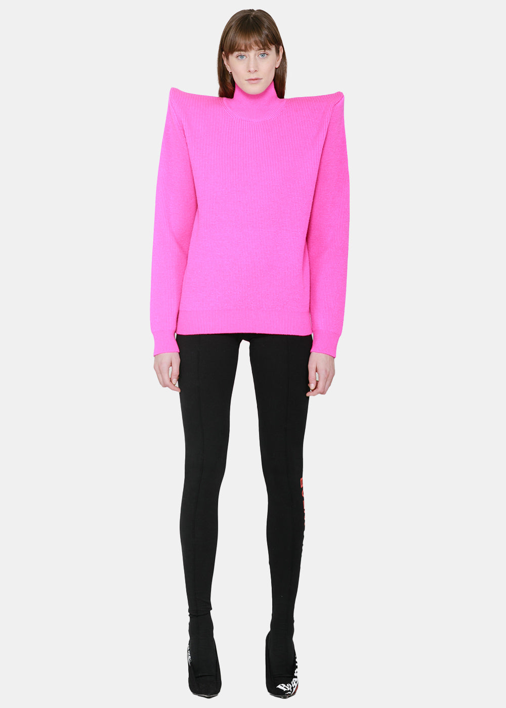 Fuchsia Pagoda Sweater Balenciaga – Гарантія оригінальності – боковий вид