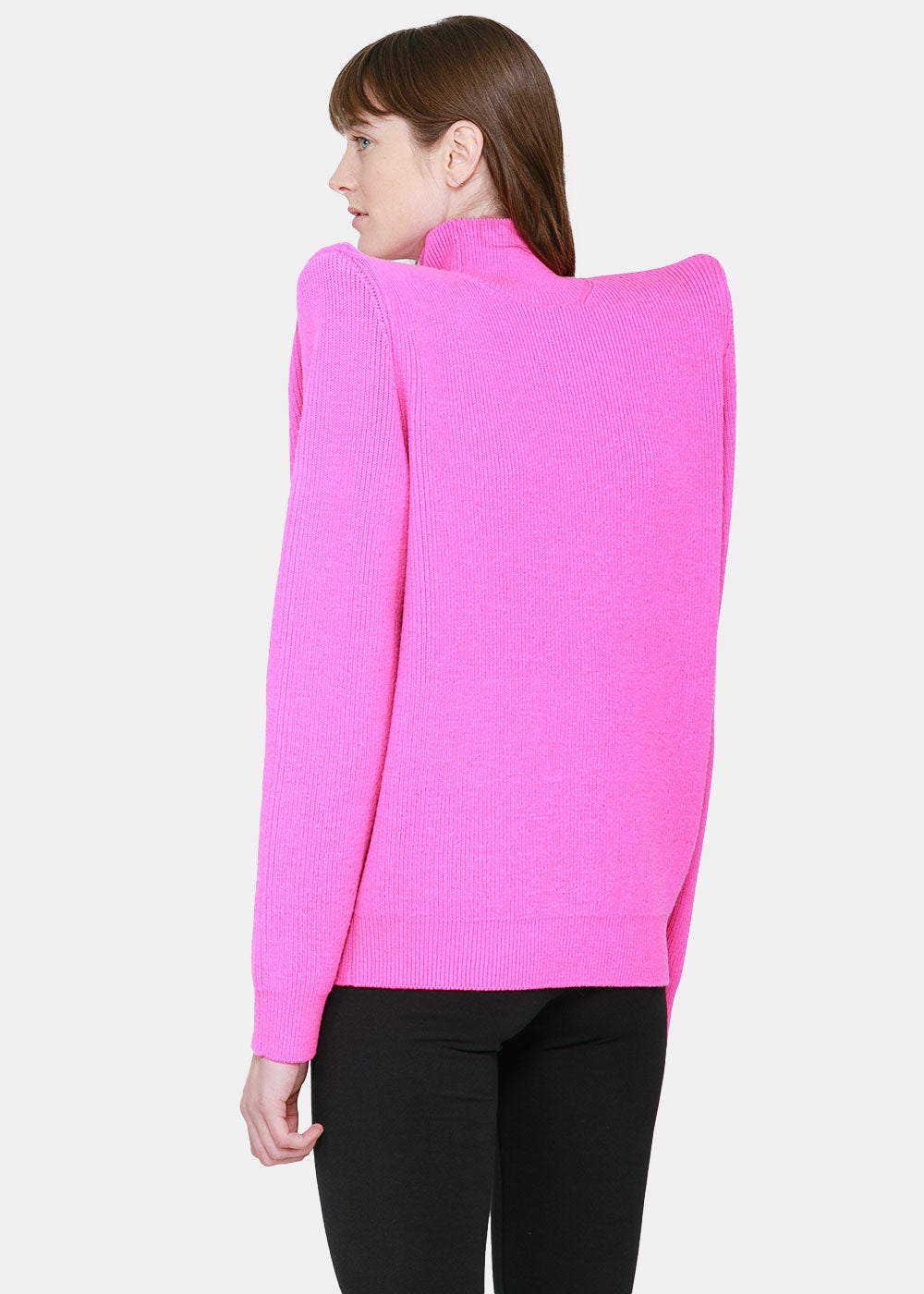 Fuchsia Pagoda Sweater Balenciaga – Гарантія оригінальності – вид ззаду