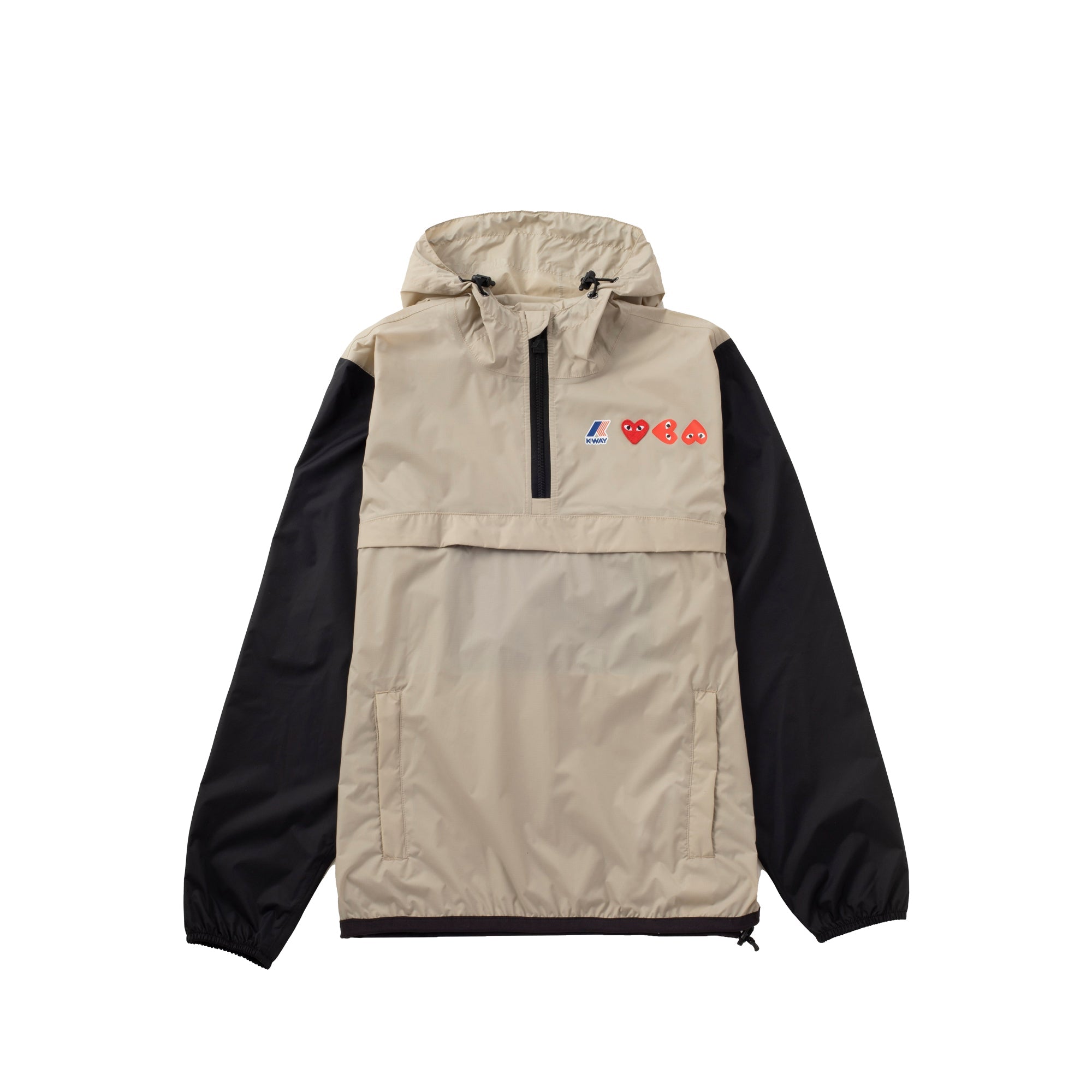Mens K Way Hoodie Half Zip Comme des garcons – Гарантія оригінальності – боковий вид
