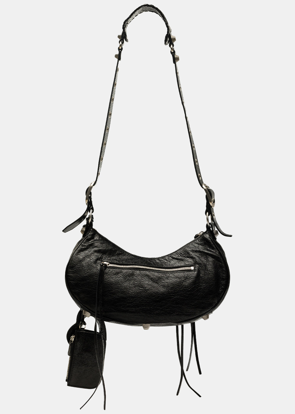 Black Small Le Cagole Shoulder Bag Balenciaga оригінал – Купити в Україні – вид ззаду