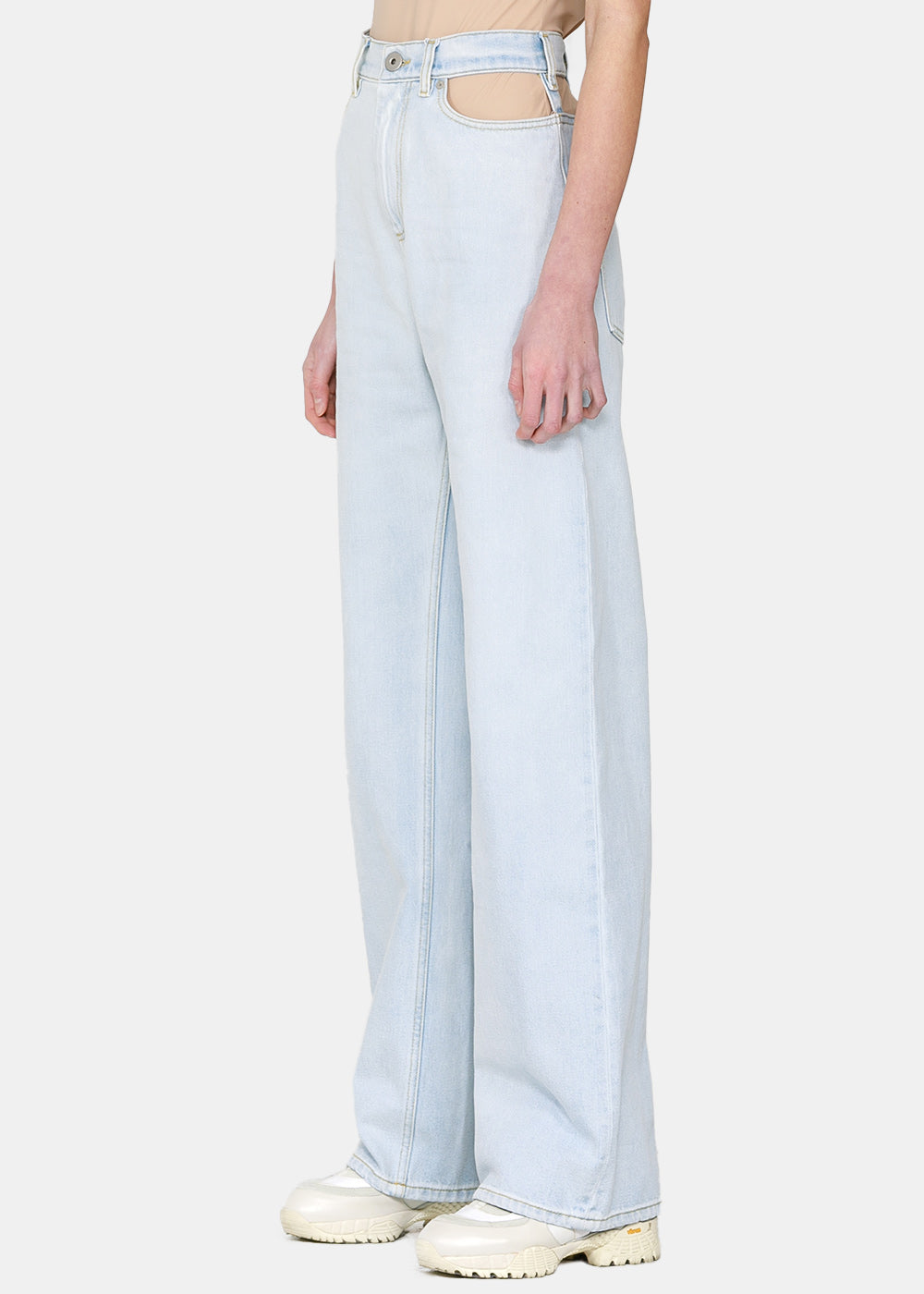 Light Blue Denim Jeans Maison margiela оригінал – Купити в Україні – вид ззаду