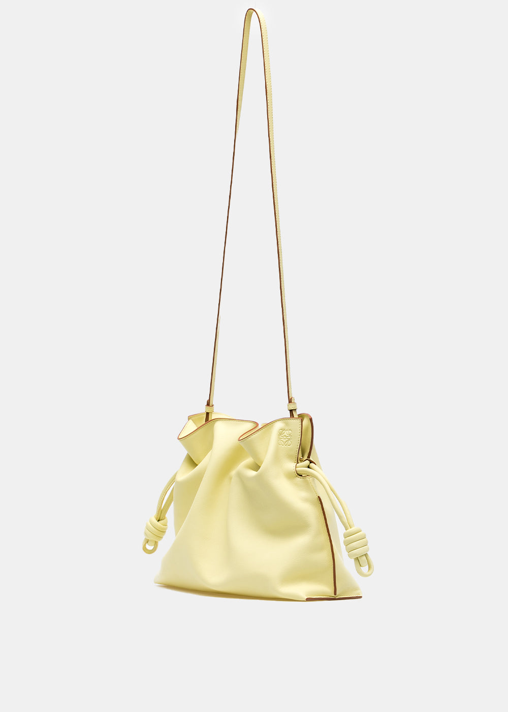 Pale Lime Flamenco Clutch Loewe – Гарантія оригінальності – детальний вид