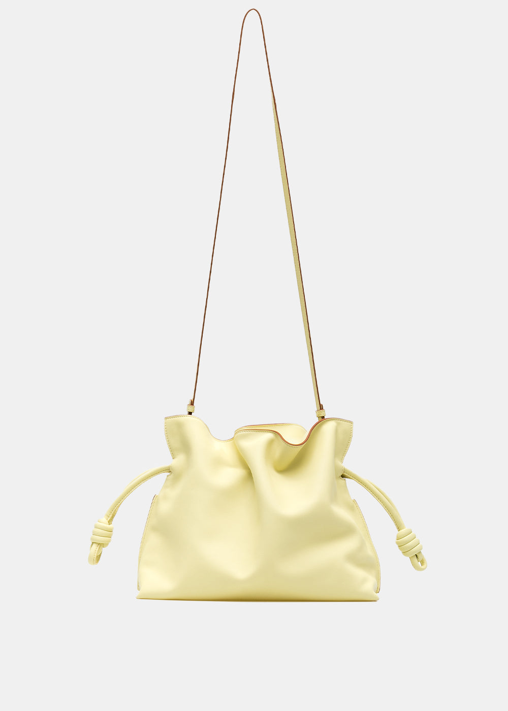 Pale Lime Flamenco Clutch Loewe – Гарантія оригінальності – вид ззаду