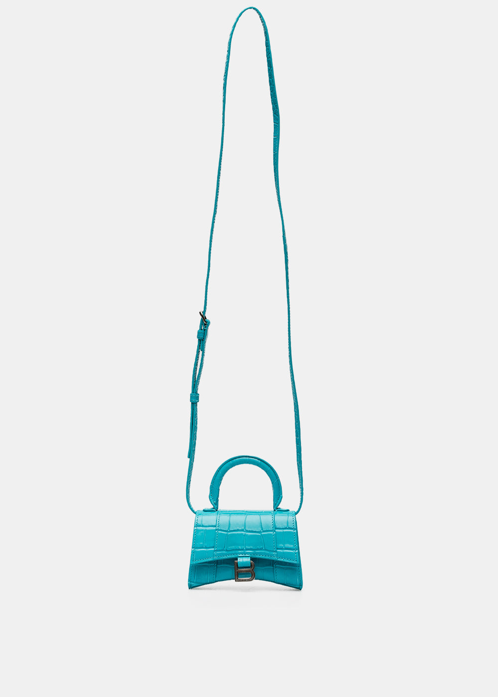 Turquoise Mini Hourglass Bag Balenciaga оригінал – Купити в Україні – боковий вид