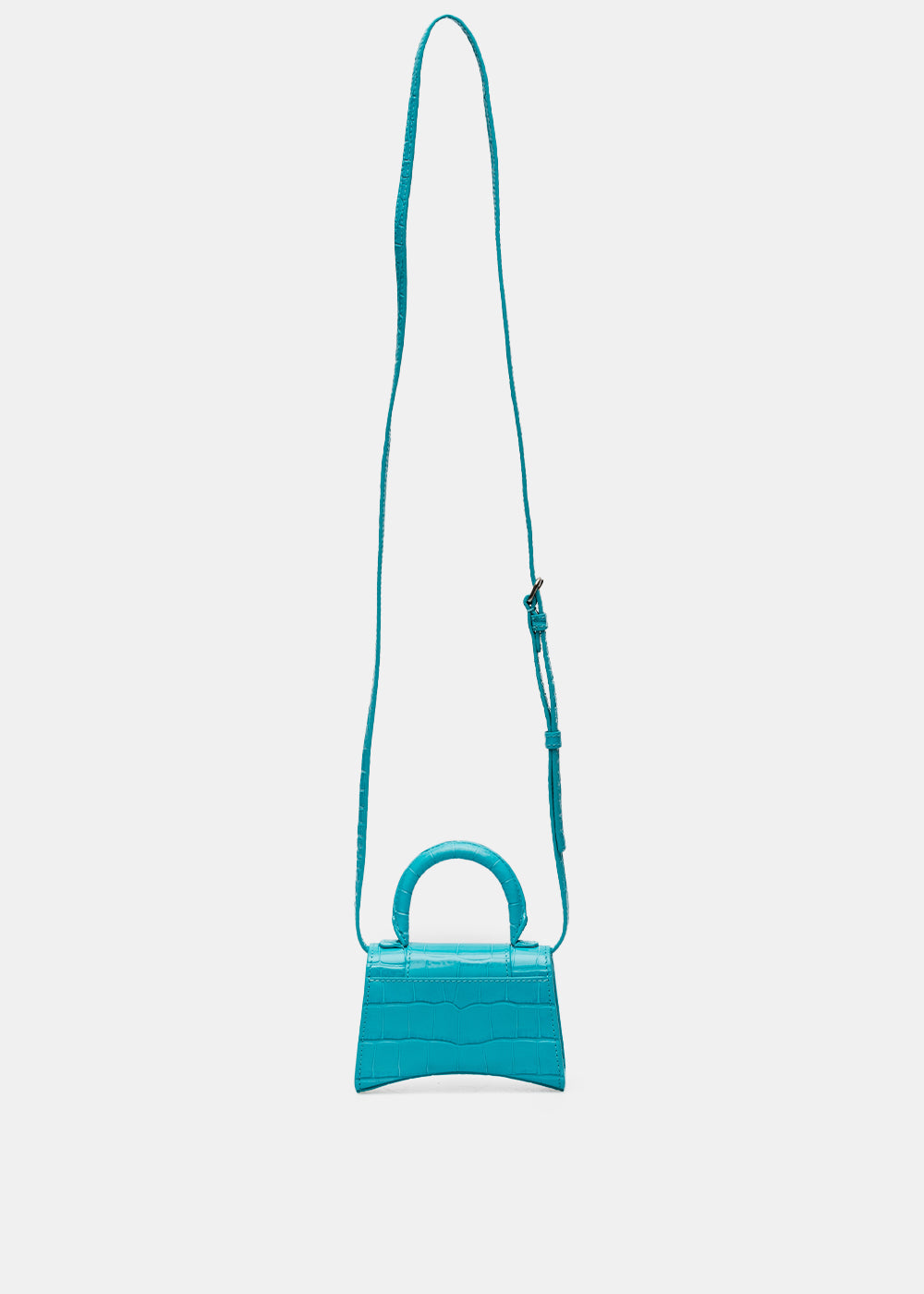 Turquoise Mini Hourglass Bag Balenciaga оригінал – Купити в Україні – вид ззаду