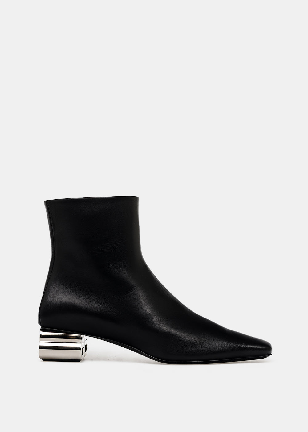 Black Typo Leather Ankle Boots Balenciaga оригінал – Купити в Україні – боковий вид