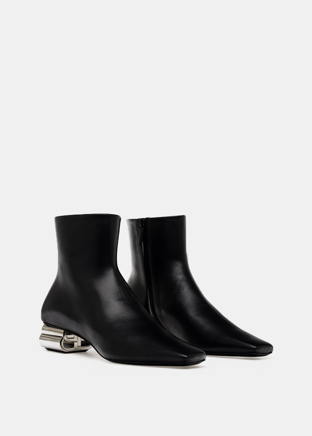 Black Typo Leather Ankle Boots Balenciaga оригінал – Купити в Україні – детальний вид