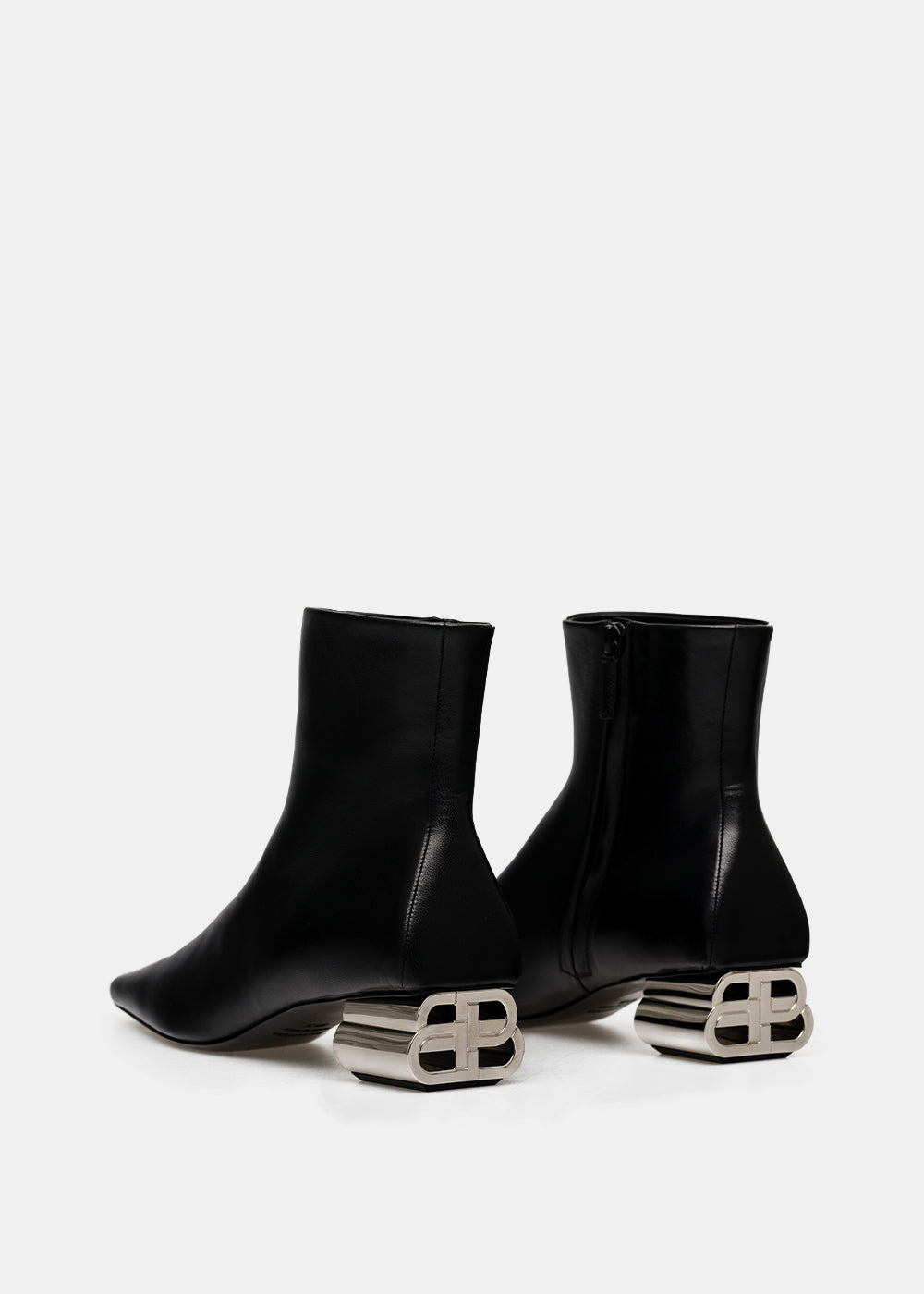 Black Typo Leather Ankle Boots Balenciaga оригінал – Купити в Україні – збільшений вид