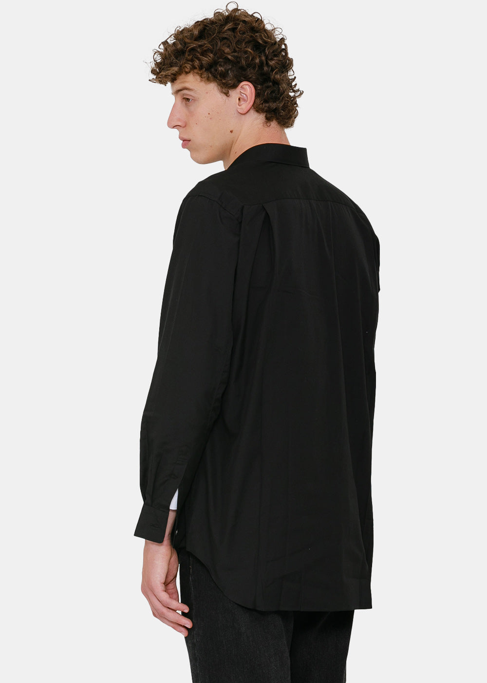 Black & Red Heart Patch Shirt Comme des garcons оригінал – Купити в Україні – вид ззаду