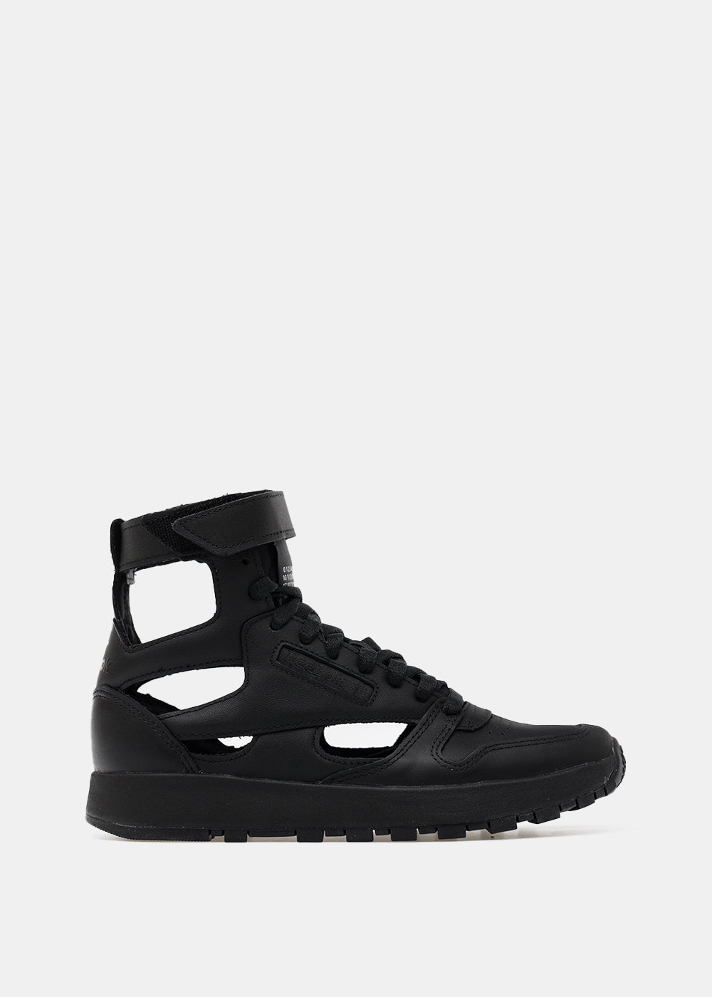 Black Reebok Edition Tabi Sneakers Maison margiela – Гарантія оригінальності – боковий вид