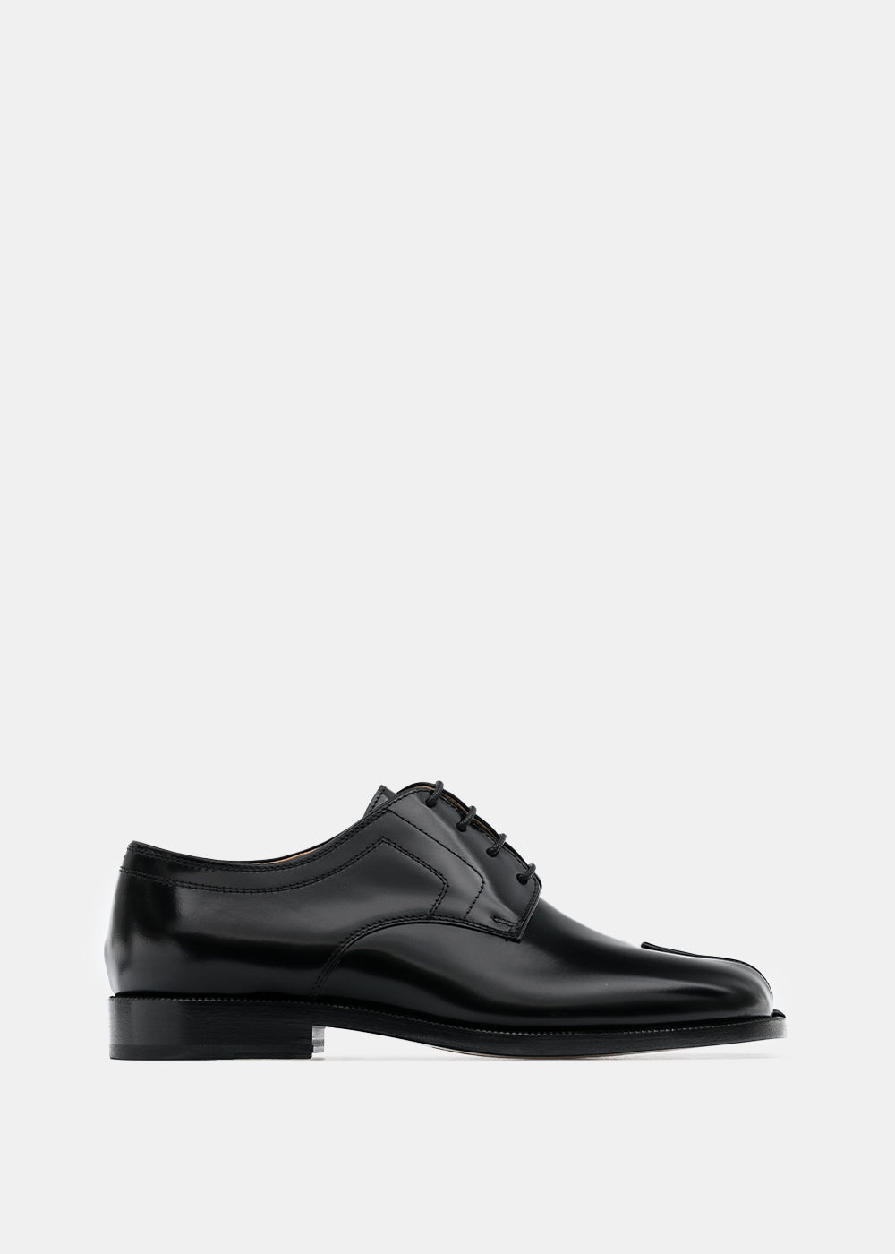 Оригінальна Black Tabi Lace-Up Derbys Maison margiela – боковий вид