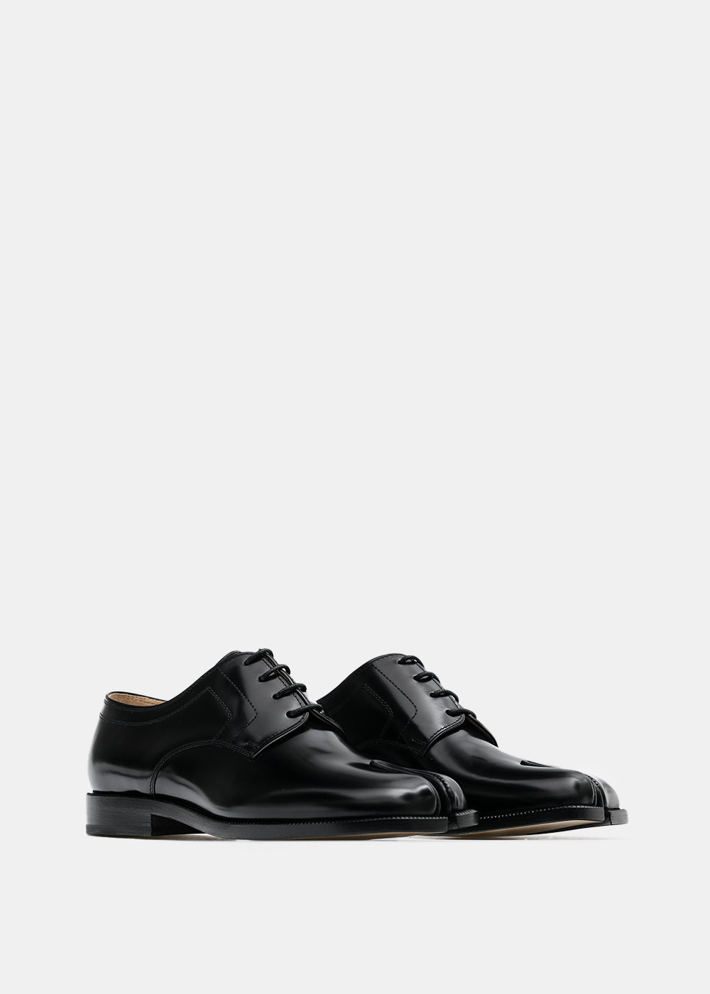 Оригінальна Black Tabi Lace-Up Derbys Maison margiela – вид ззаду