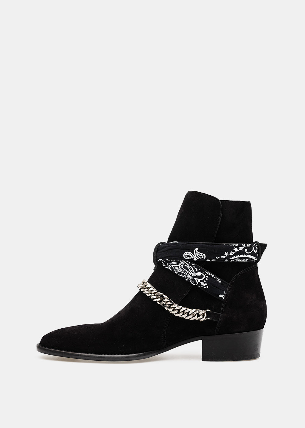 Black Bandana Buckle Boots Amiri – Гарантія оригінальності – вид ззаду
