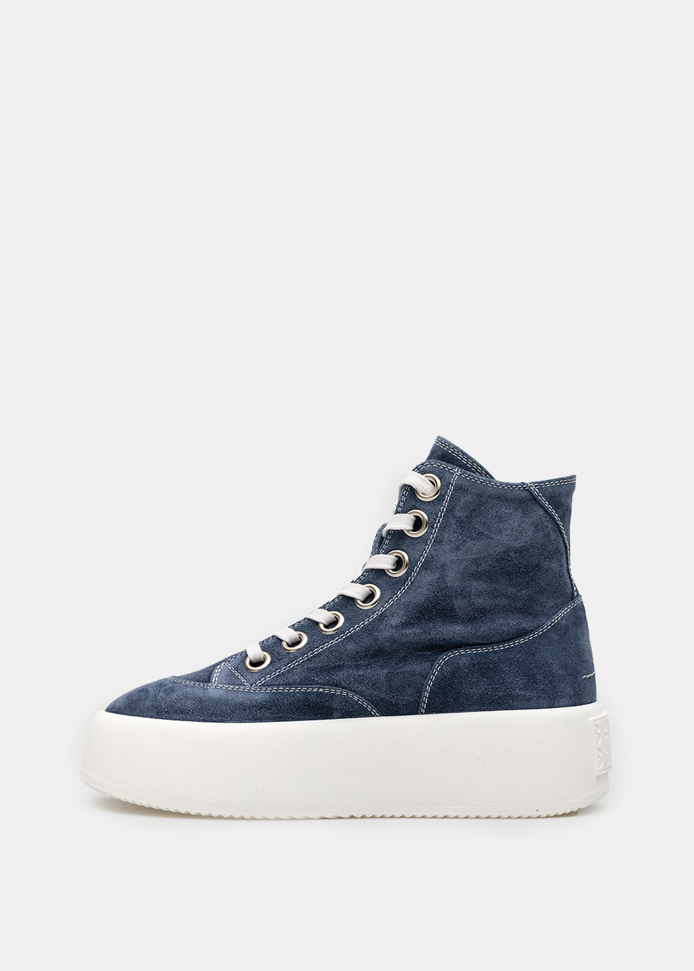 Moonlight Blue Platform High Sneakers Maison margiela – Гарантія оригінальності – вид ззаду