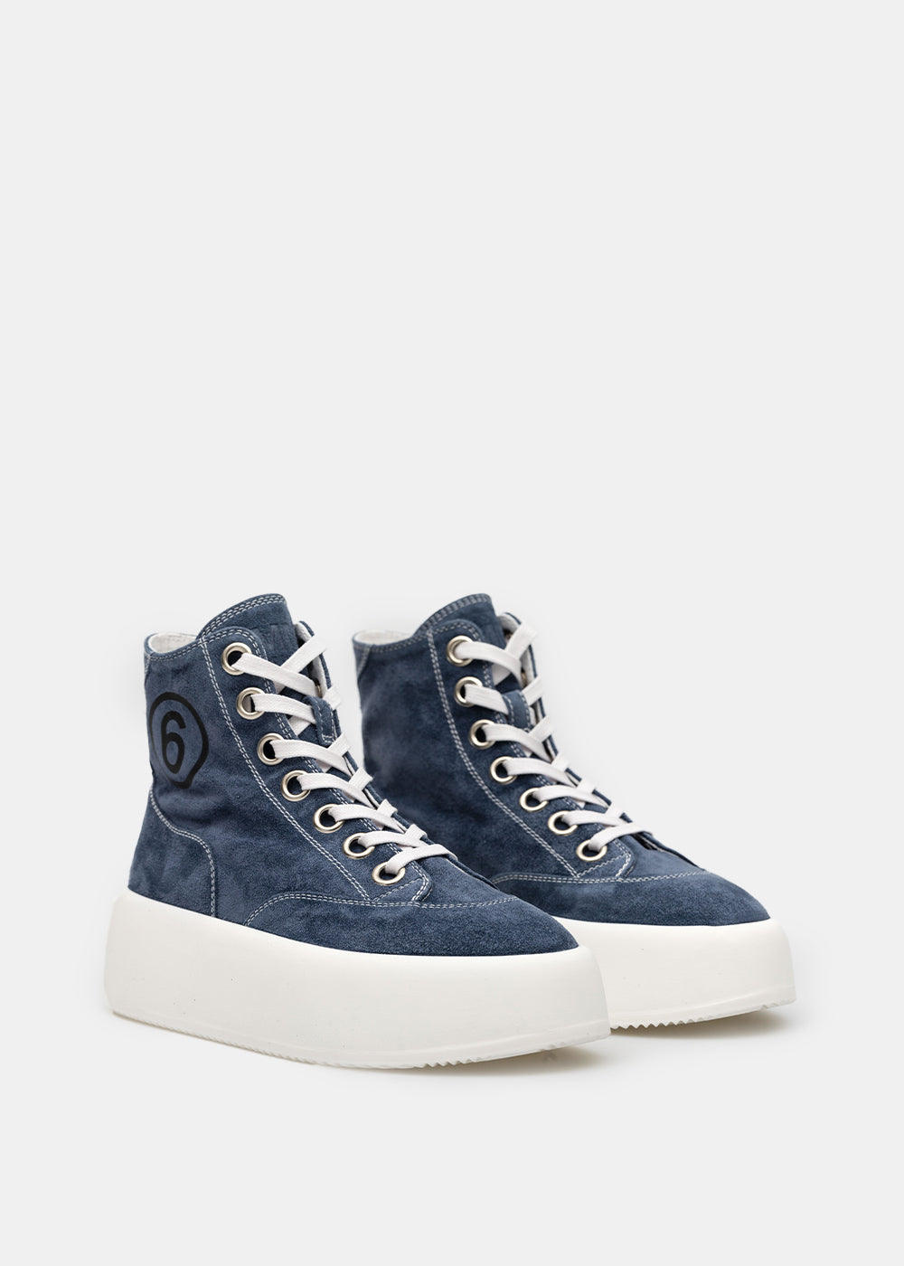 Moonlight Blue Platform High Sneakers Maison margiela – Гарантія оригінальності – детальний вид
