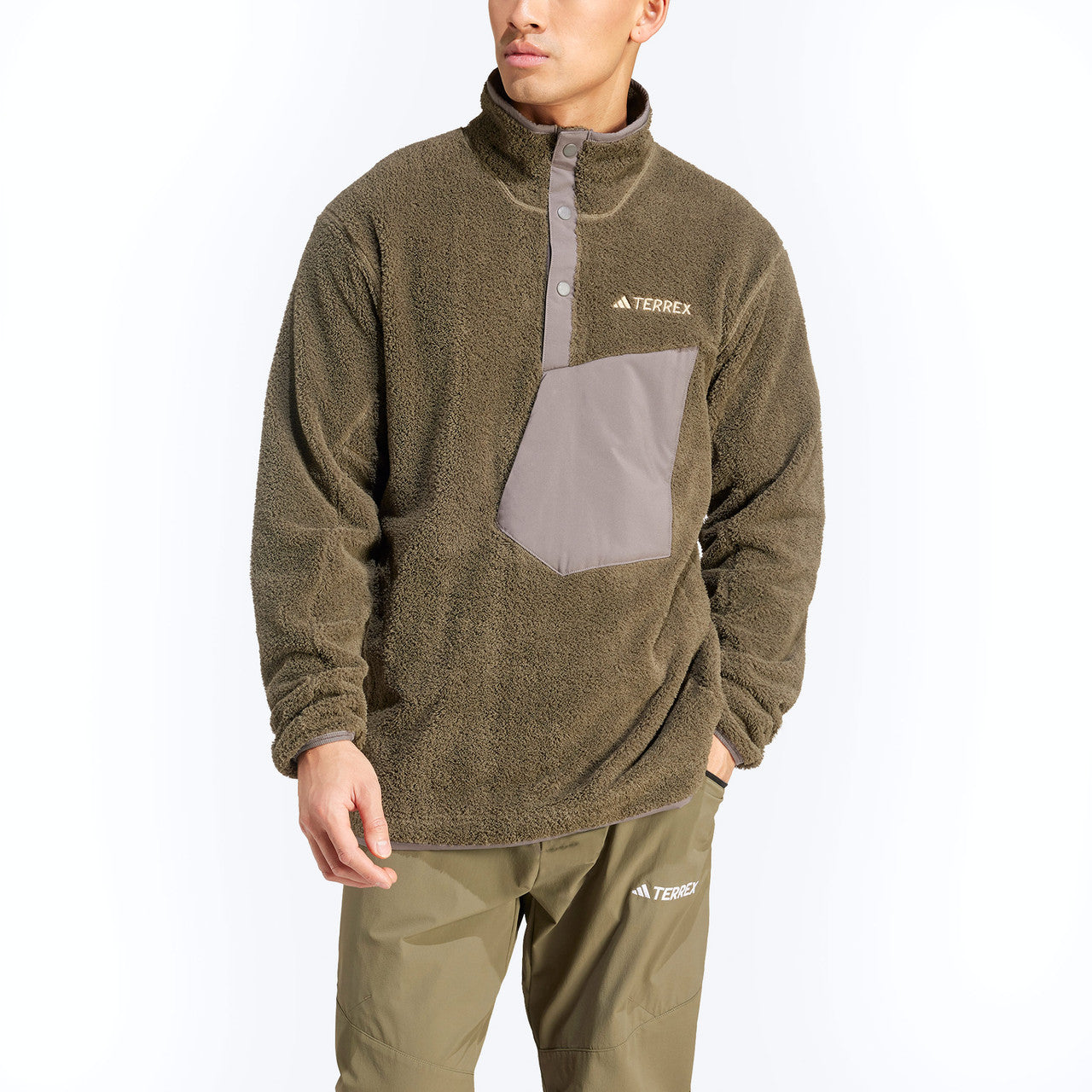 Оригінальна Xploric High Pile Fleece Pullover Adidas – вид ззаду - ADIDAS