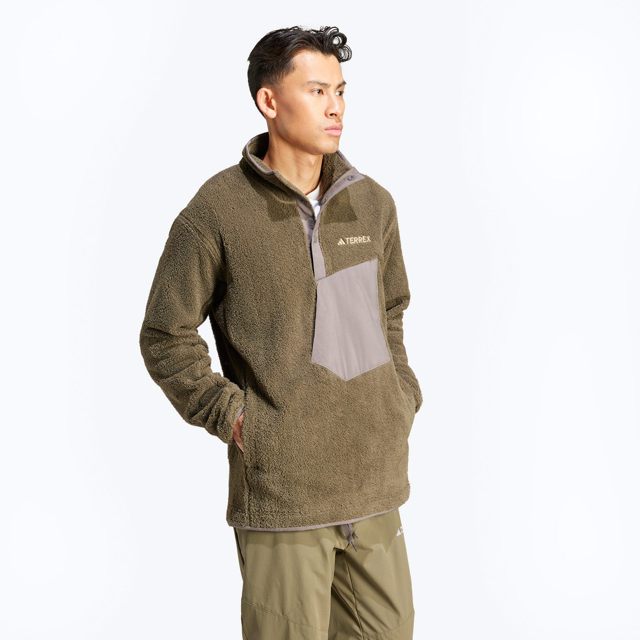 Оригінальна Xploric High Pile Fleece Pullover Adidas – збільшений вид - ADIDAS