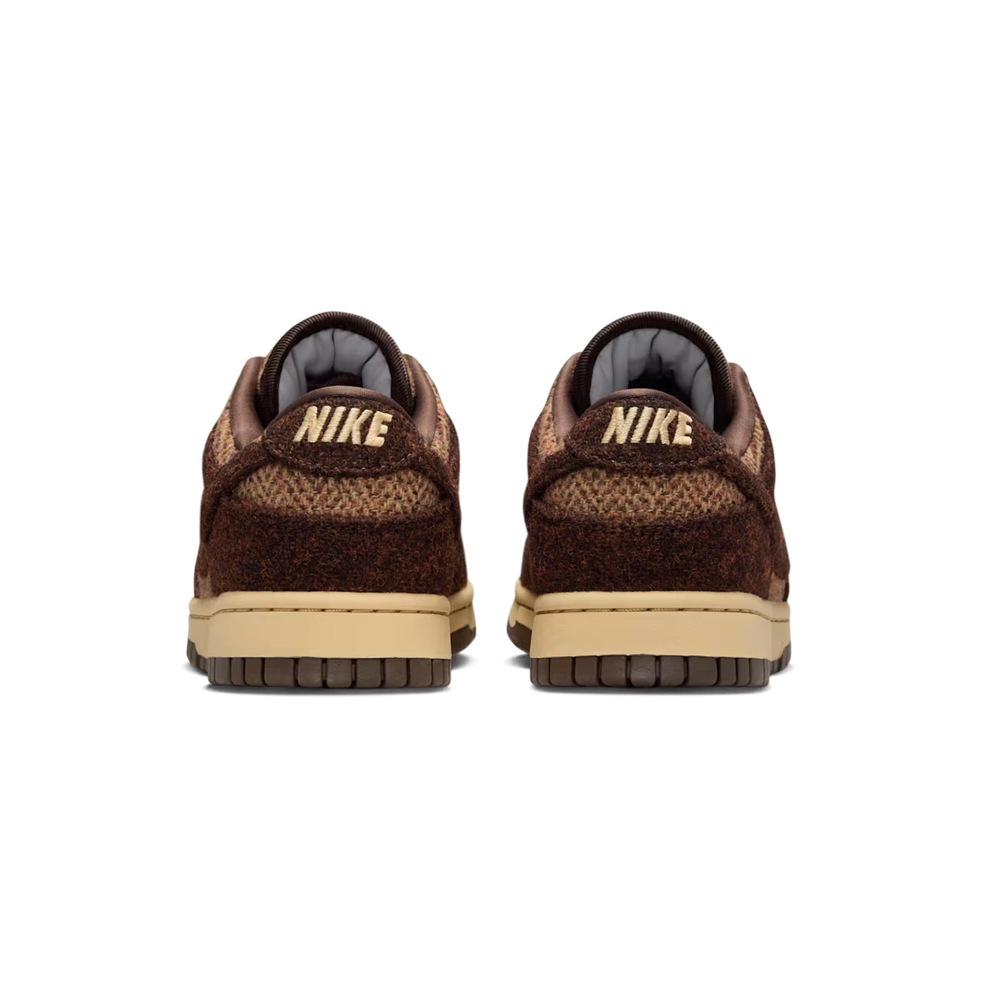 Оригінальна x Harris Tweed Womens Dunk Low "Sesame" Shoes NIKE – детальний вид