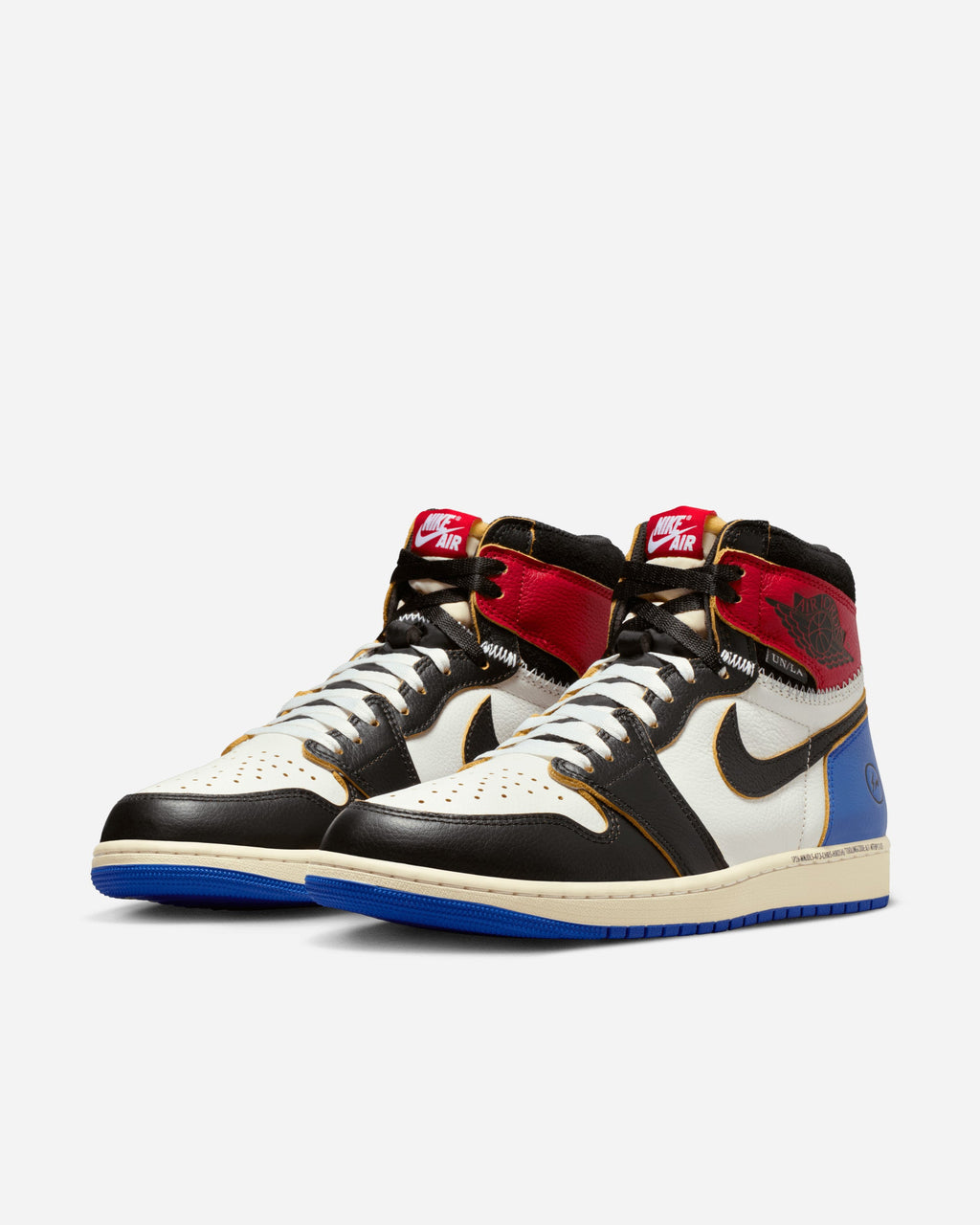 Jordan Brand X Union La X Fragment Design Air Jordan 1 High Varsity Red & Sport Royal Nike оригінал – Купити в Україні – вид ззаду