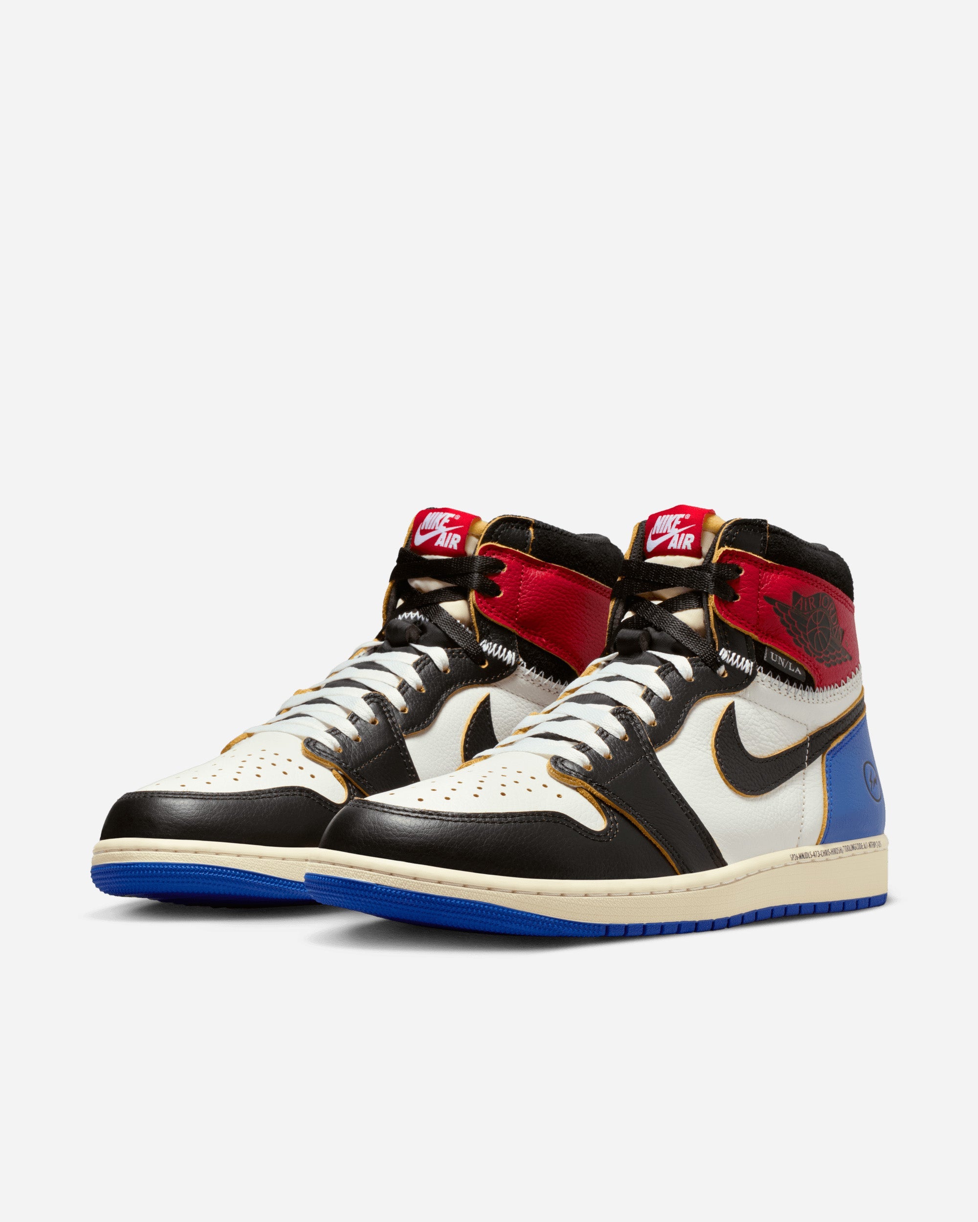 Jordan Brand X Union La X Fragment Design Air Jordan 1 High Varsity Red & Sport Royal Nike оригінал – Купити в Україні – вид ззаду