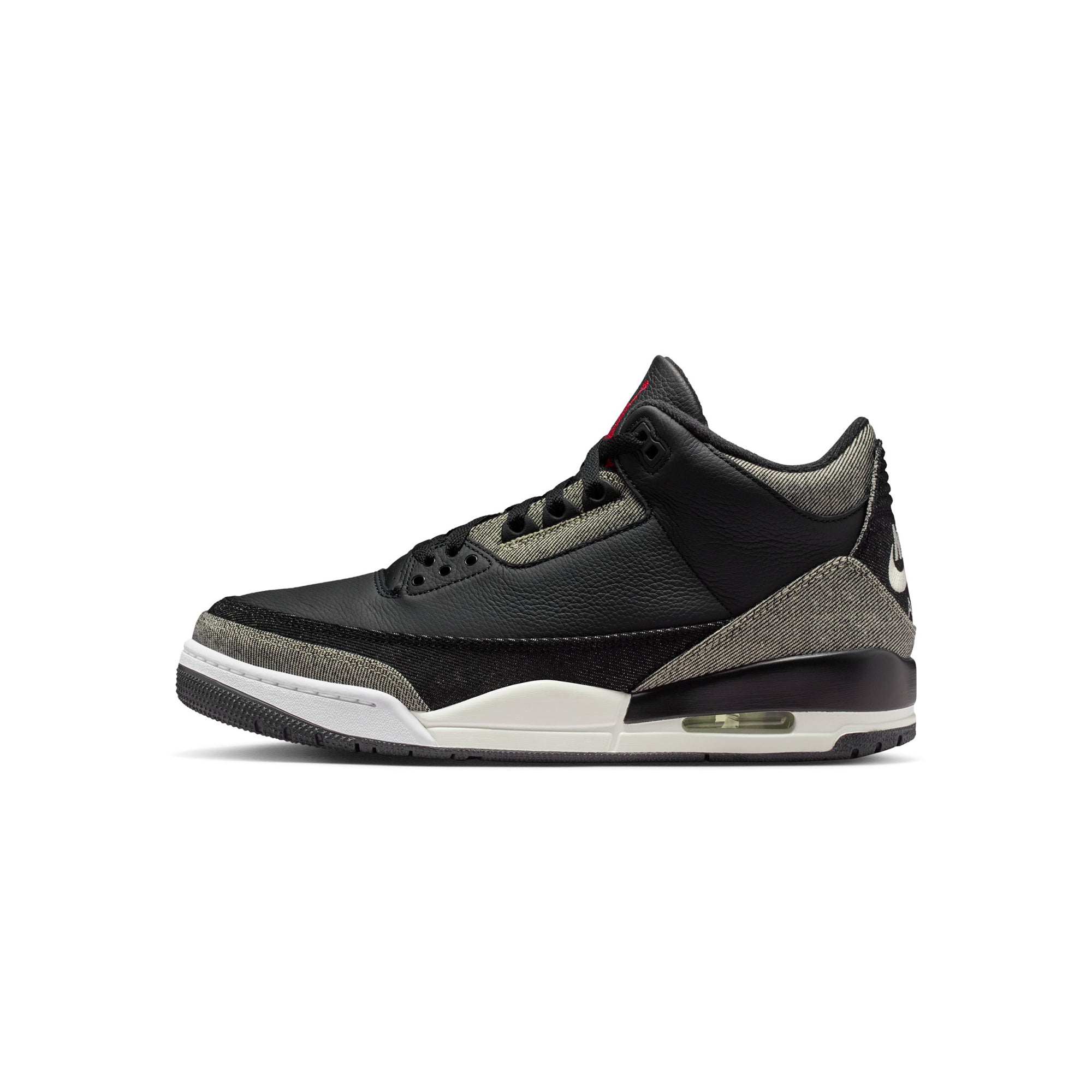 3 X Levis Mens Retro Sp Black Denim Shoes Air jordan оригінал – Купити в Україні – боковий вид