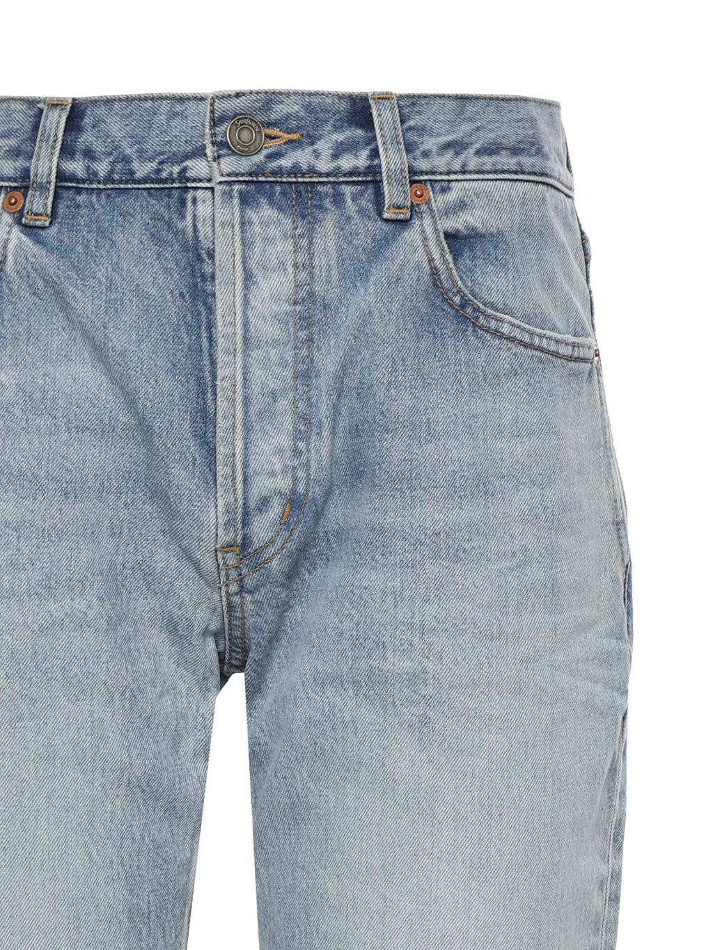 Jeans Dritti In Denim Saint laurent – Гарантія оригінальності – вид ззаду