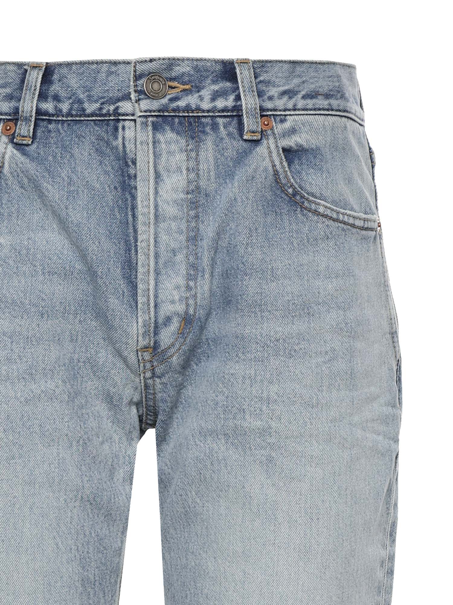 Jeans Dritti In Denim Saint laurent – Гарантія оригінальності – вид ззаду