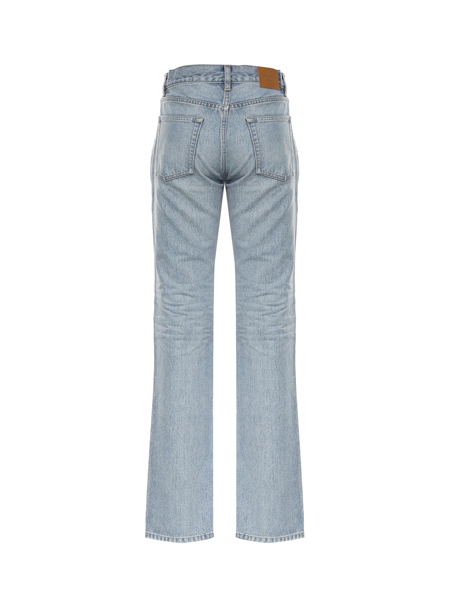 Jeans Dritti In Denim Saint laurent – Гарантія оригінальності – детальний вид