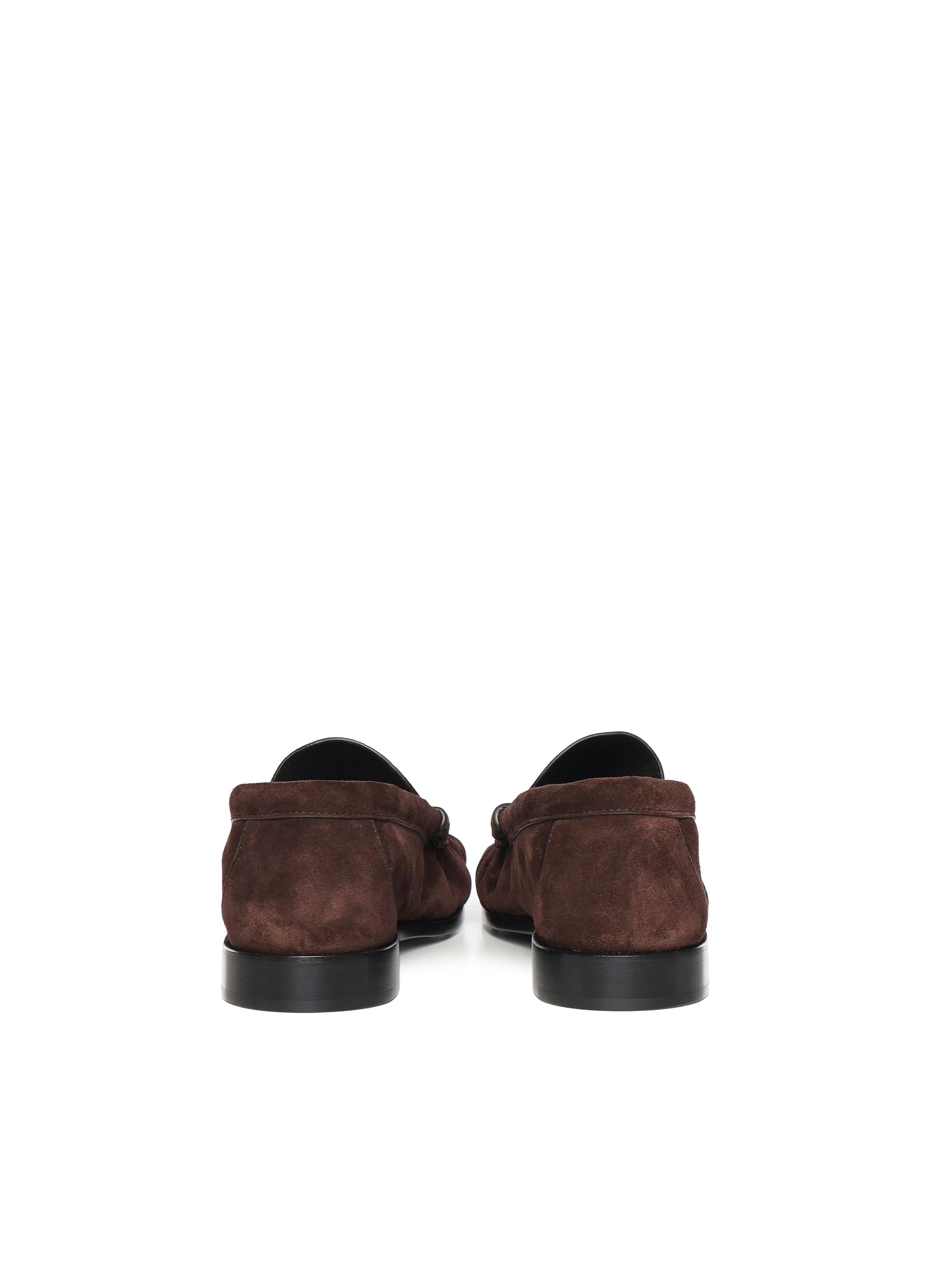 Оригінальна Mocassini Le Loafer Morbidi In Suede Saint laurent – детальний вид