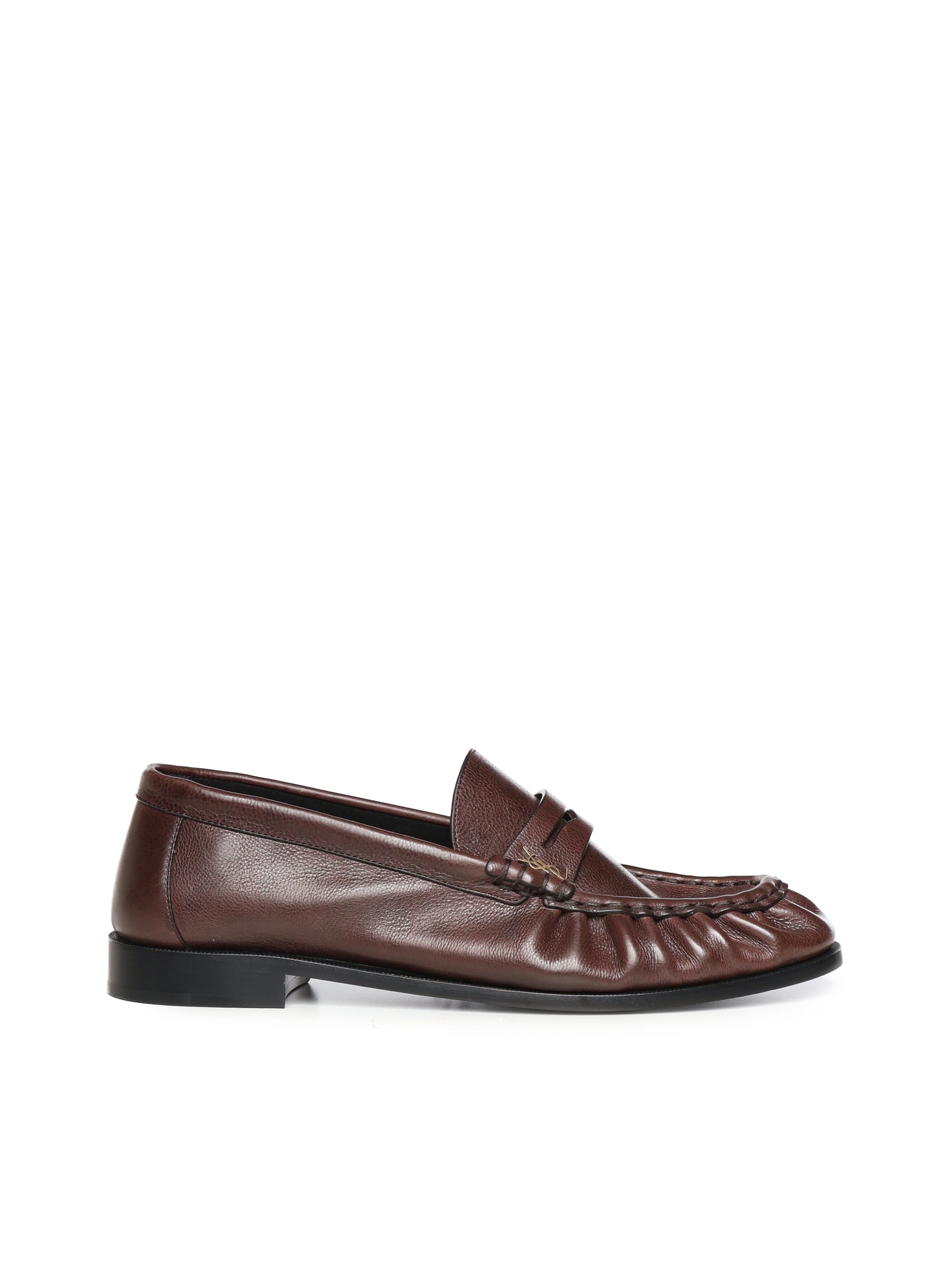 Mocassini Le Loafer Morbidi In Pelle Saint laurent – Гарантія оригінальності – боковий вид