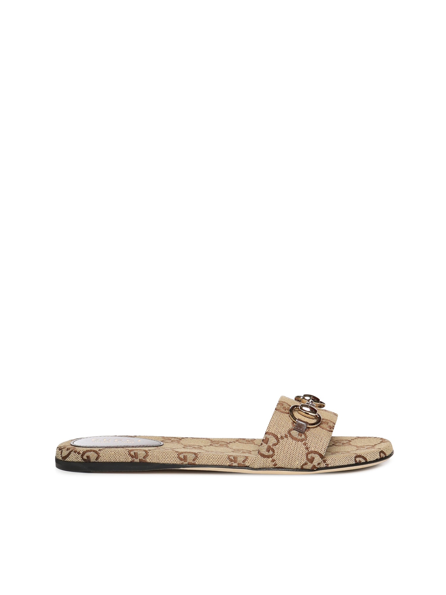 Оригінальна Sandalo Slide Con Morsetto Gucci – боковий вид
