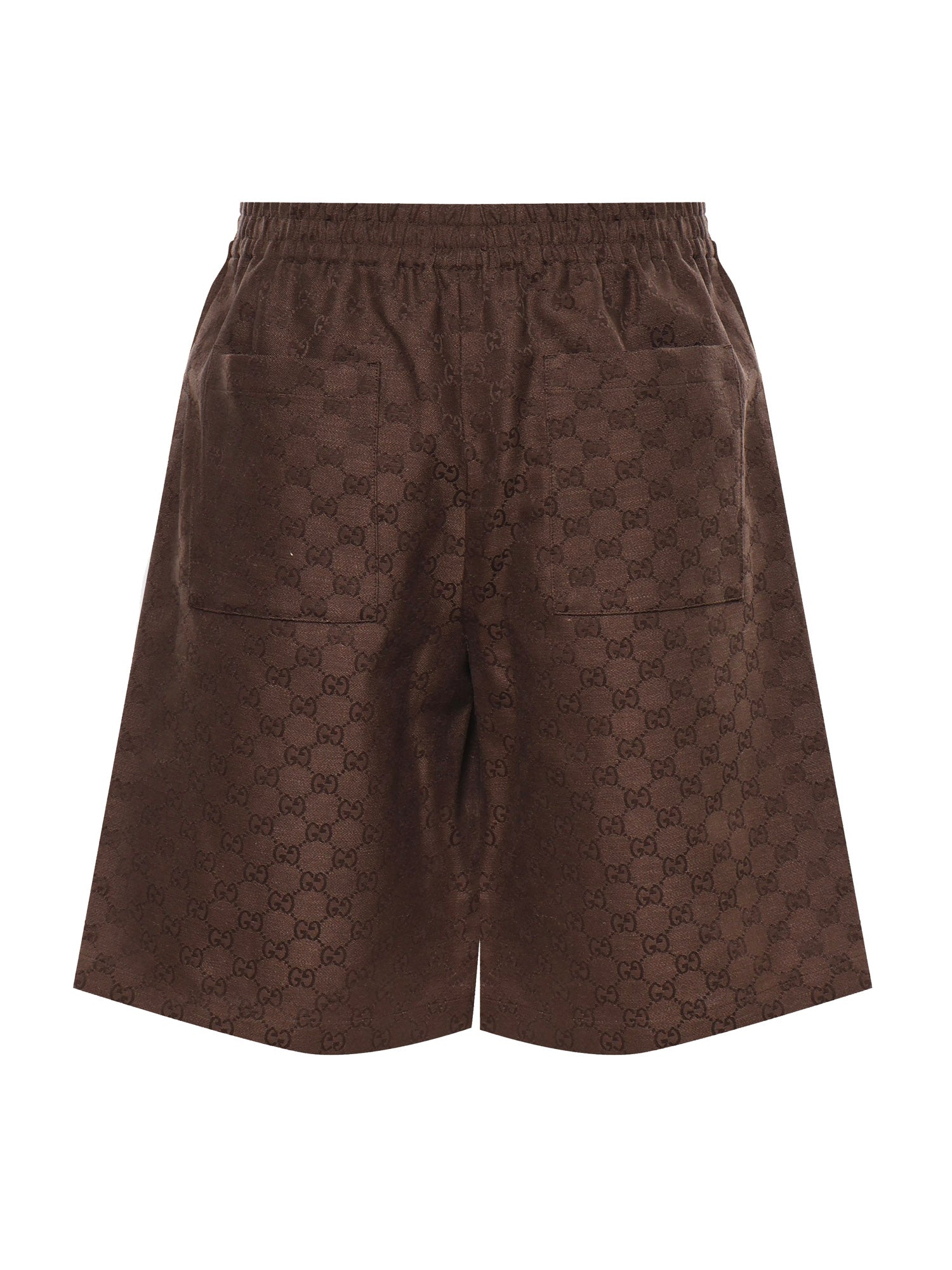 Оригінальна Shorts In Tessuto Gg In Misto Lino Gucci – детальний вид