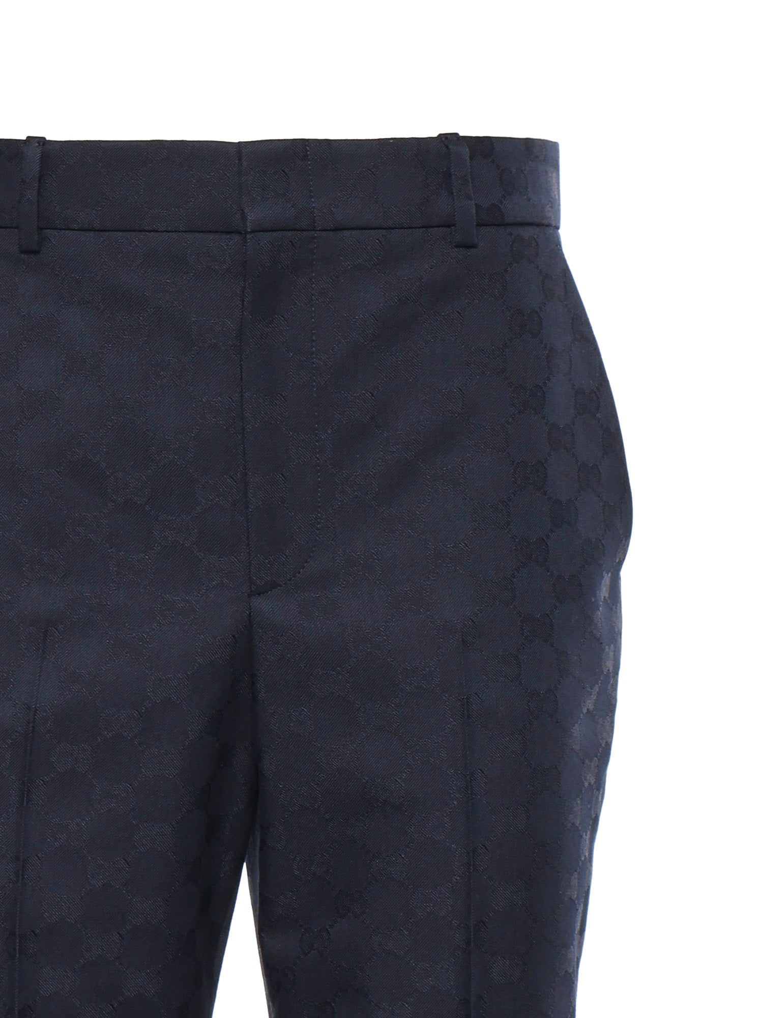 Pantalone In Gabardine DI Cotone Gg Gucci оригінал – Купити в Україні – вид ззаду