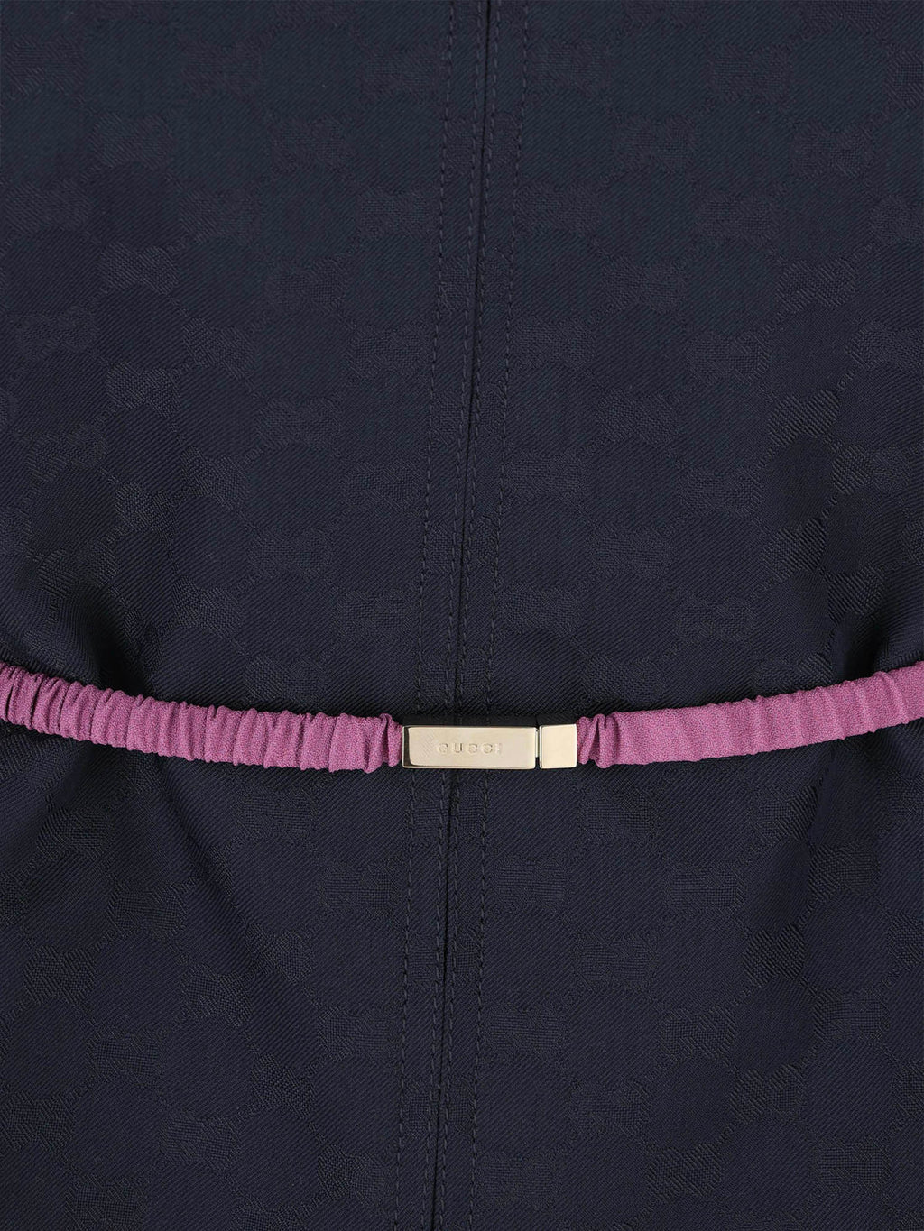 Giacca In Gabardina DI Cotone Gg Con Zip Gucci – Гарантія оригінальності – вид ззаду
