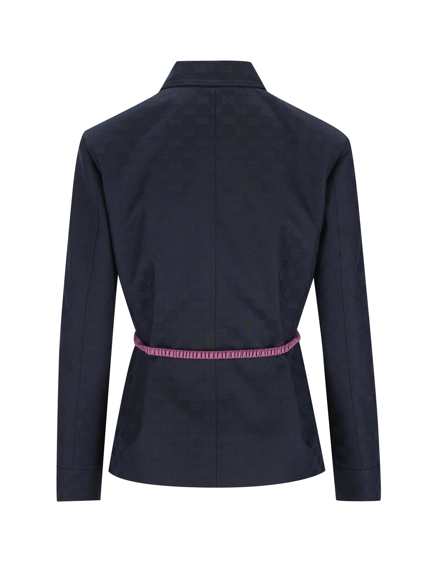 Giacca In Gabardina DI Cotone Gg Con Zip Gucci – Гарантія оригінальності – детальний вид