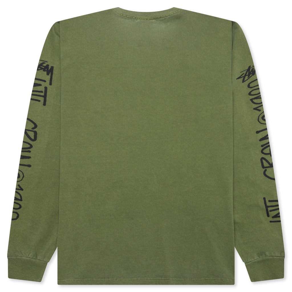 Оригінальна International Crew Pigment Dyed L Stussy – вид ззаду