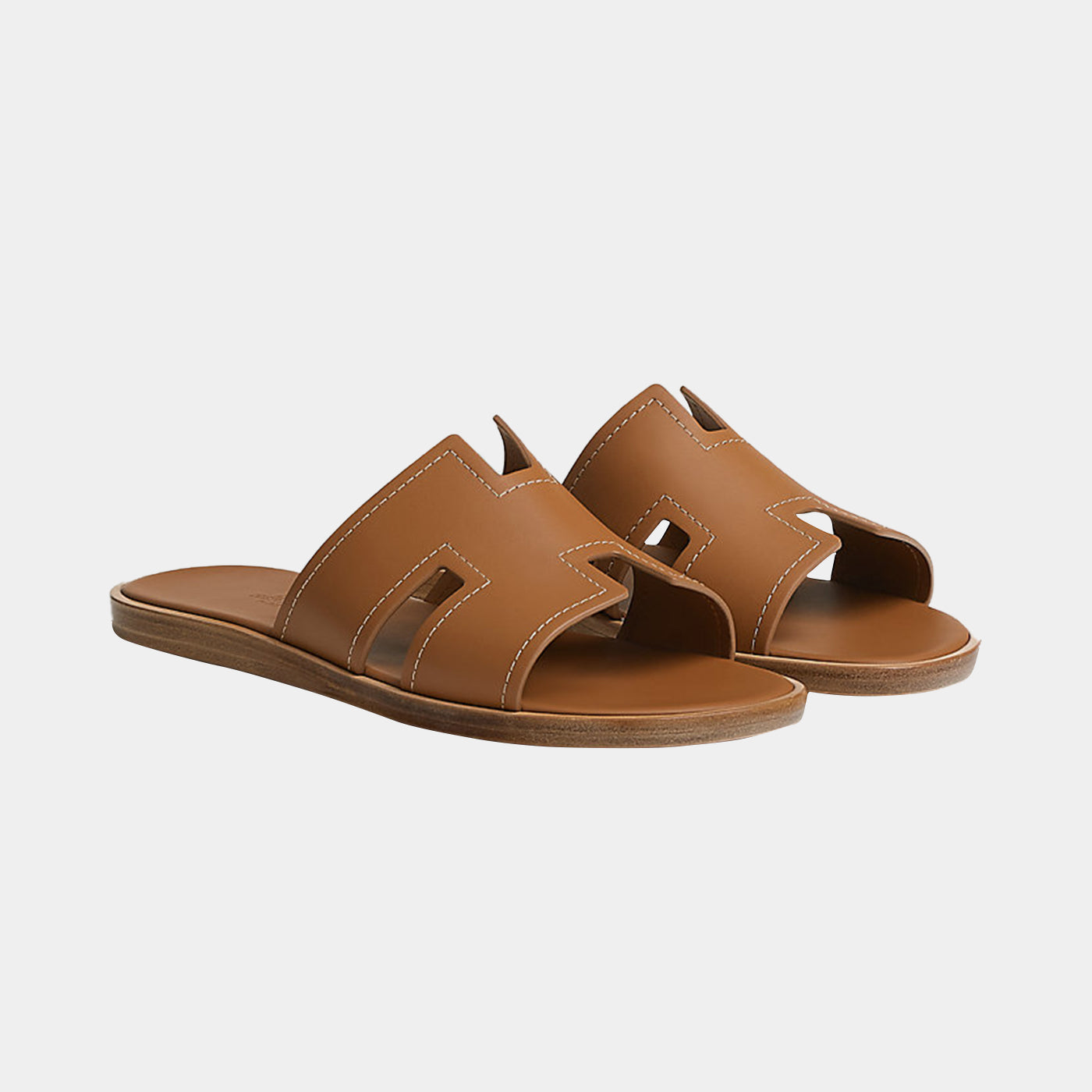 Оригінальна Izmir Sandal In Calfskin With Stitched Detail Hermes – боковий вид