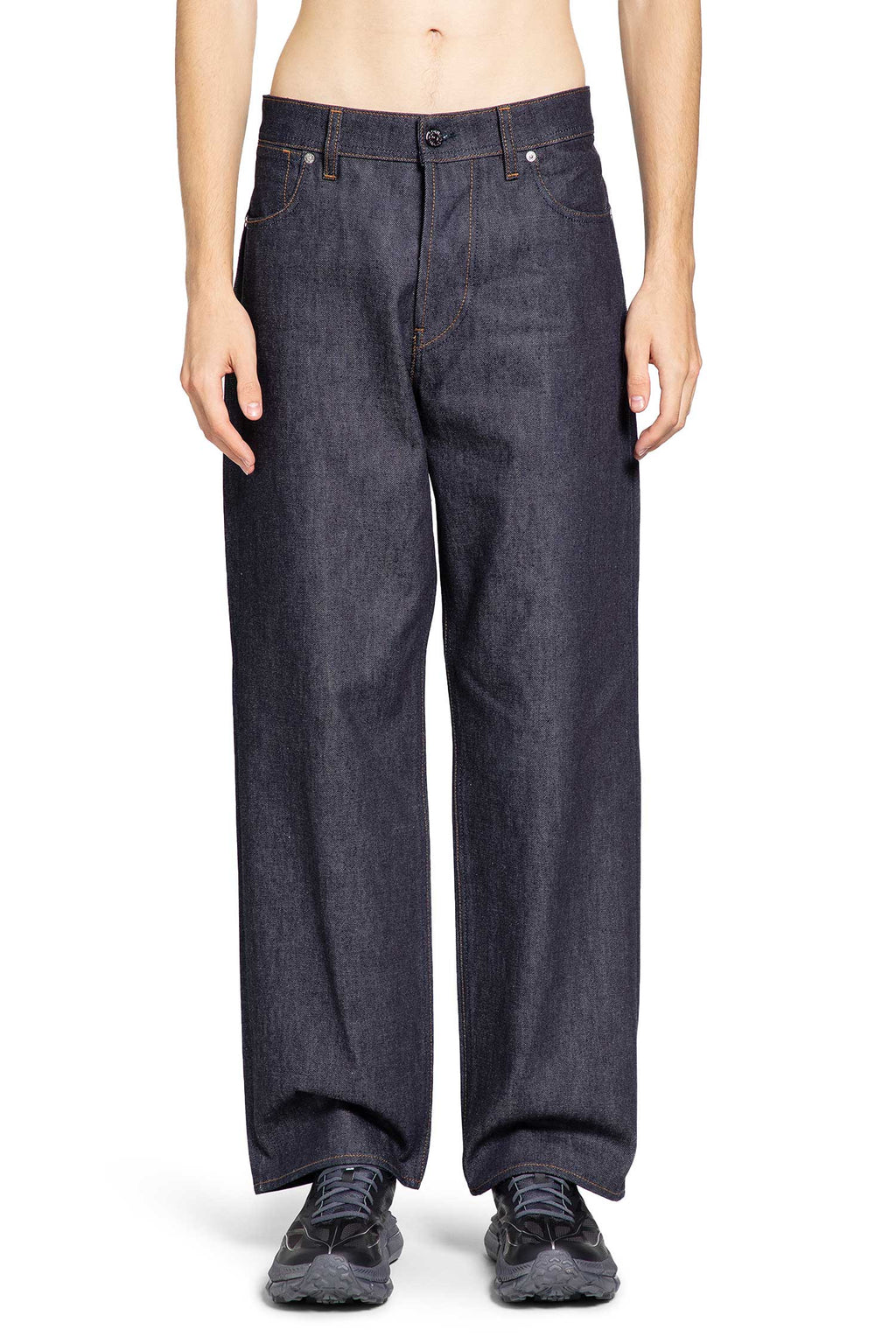 Оригінальна Indigo Denim Loose Fit Jeans Stone island – вид ззаду