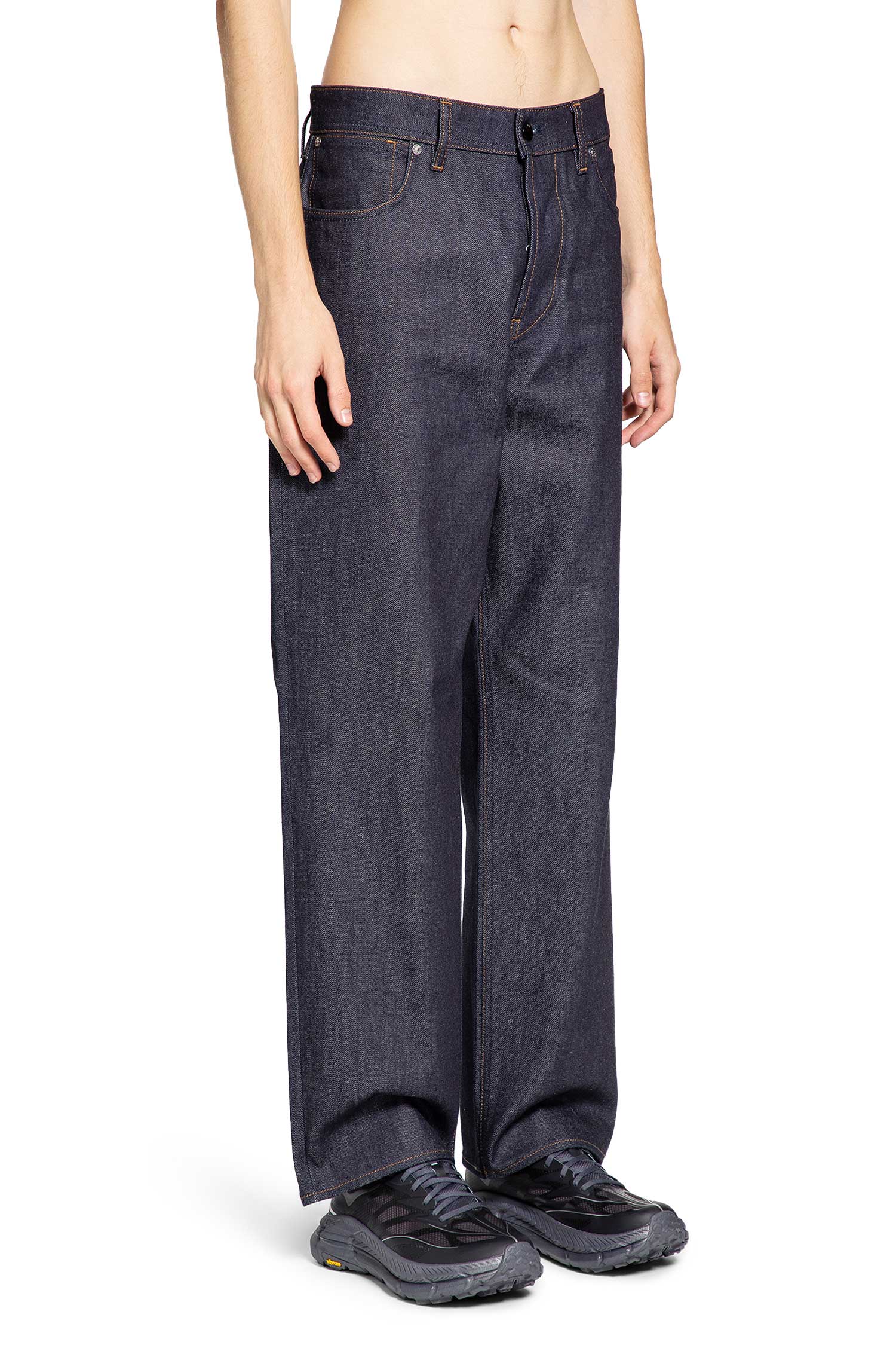 Оригінальна Indigo Denim Loose Fit Jeans Stone island – детальний вид