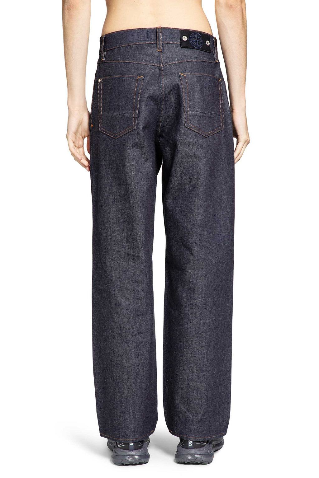 Оригінальна Indigo Denim Loose Fit Jeans Stone island – збільшений вид